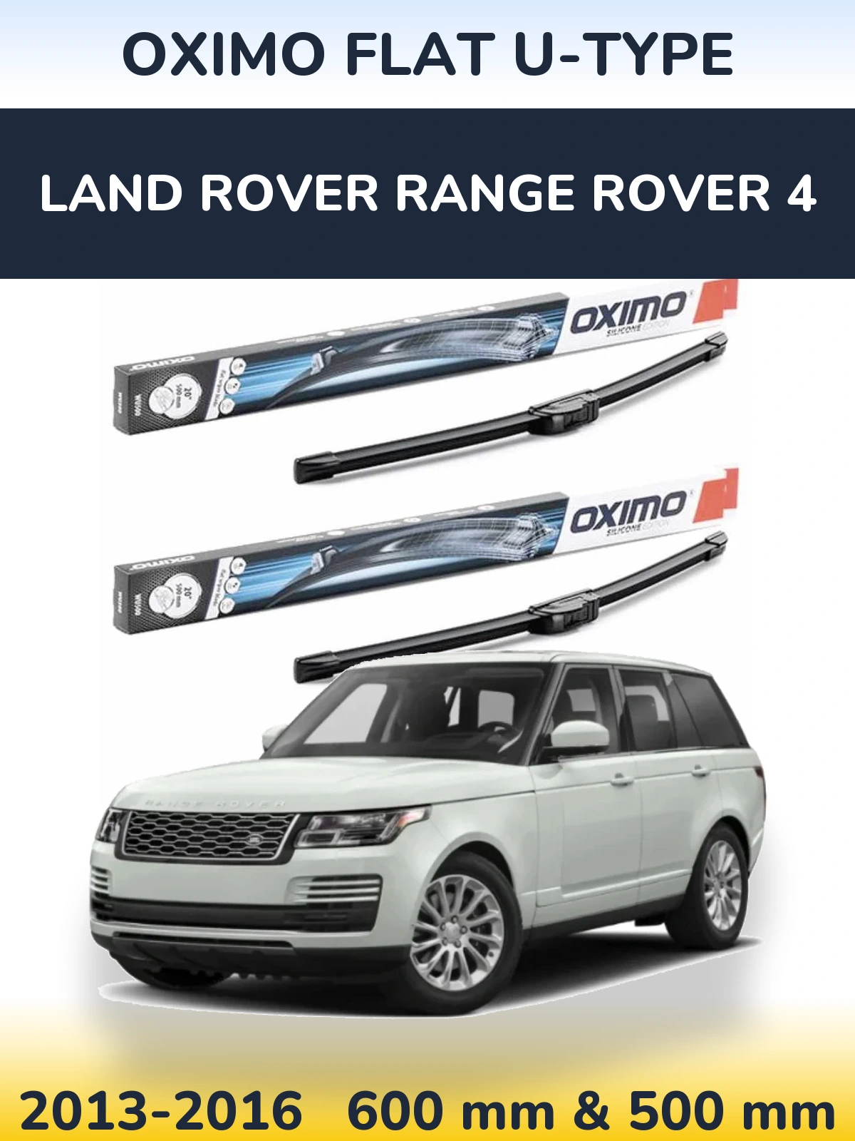 Torkarblad Oximo Flat U-type för Land Rover Range Rover 4