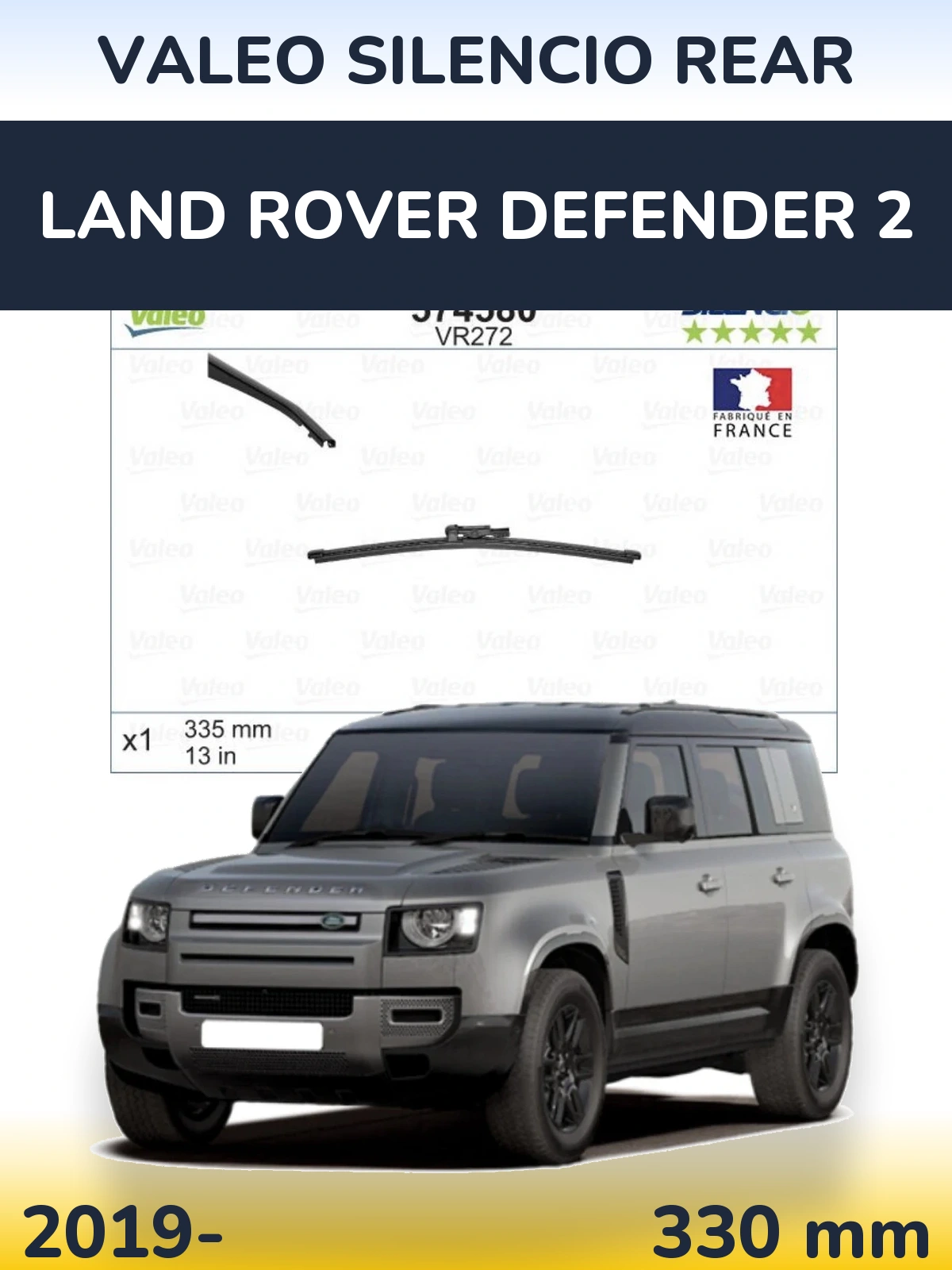 Torkarblad Valeo Silencio Rear för Land Rover Defender 2