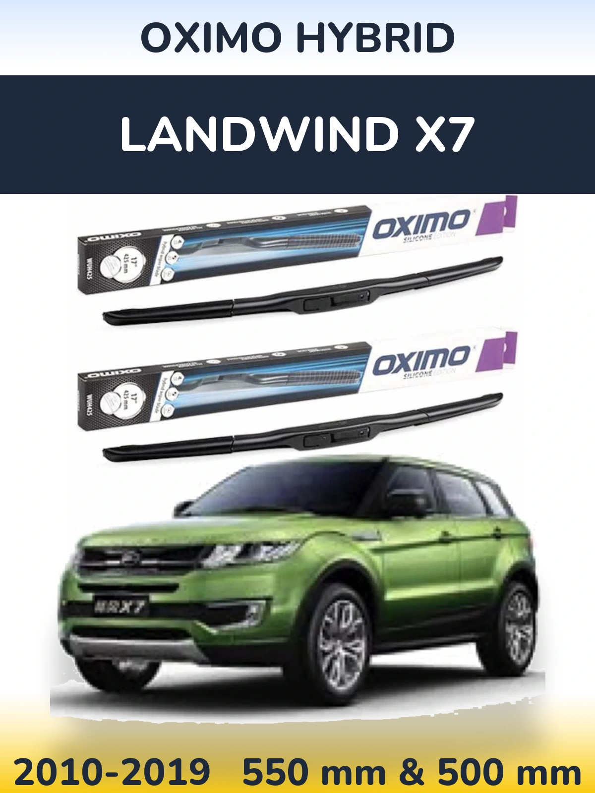 Torkarblad Oximo Hybrid för Landwind X7