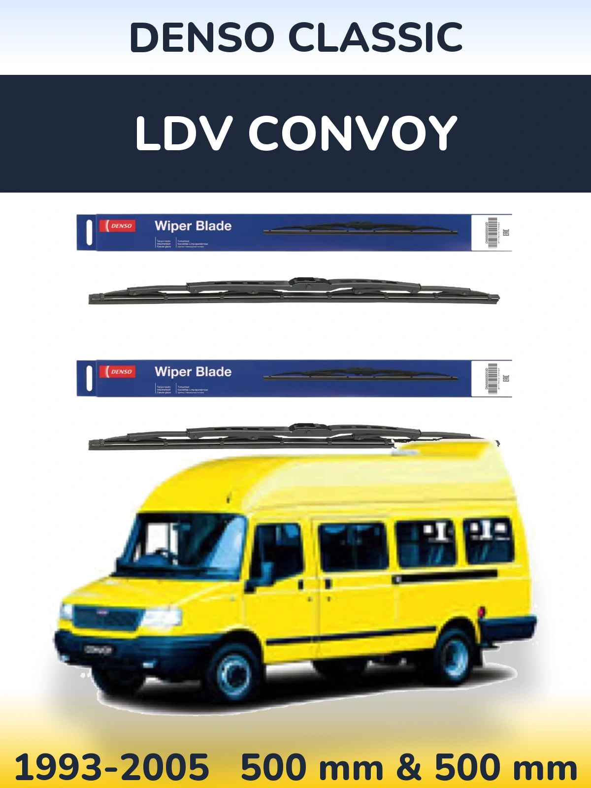 Torkarblad Denso Classic för LDV Convoy