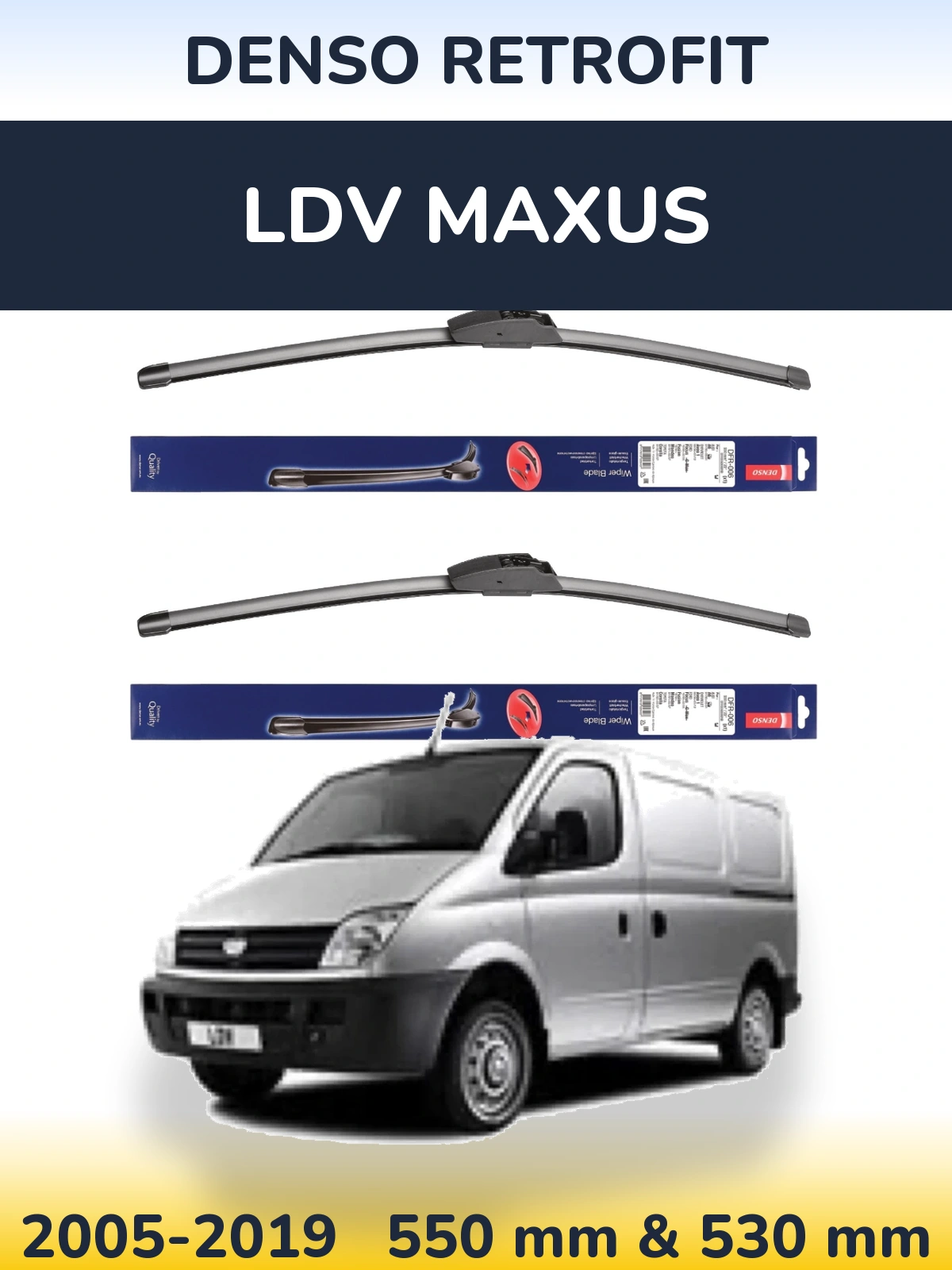 Torkarblad Denso Retrofit för LDV Maxus