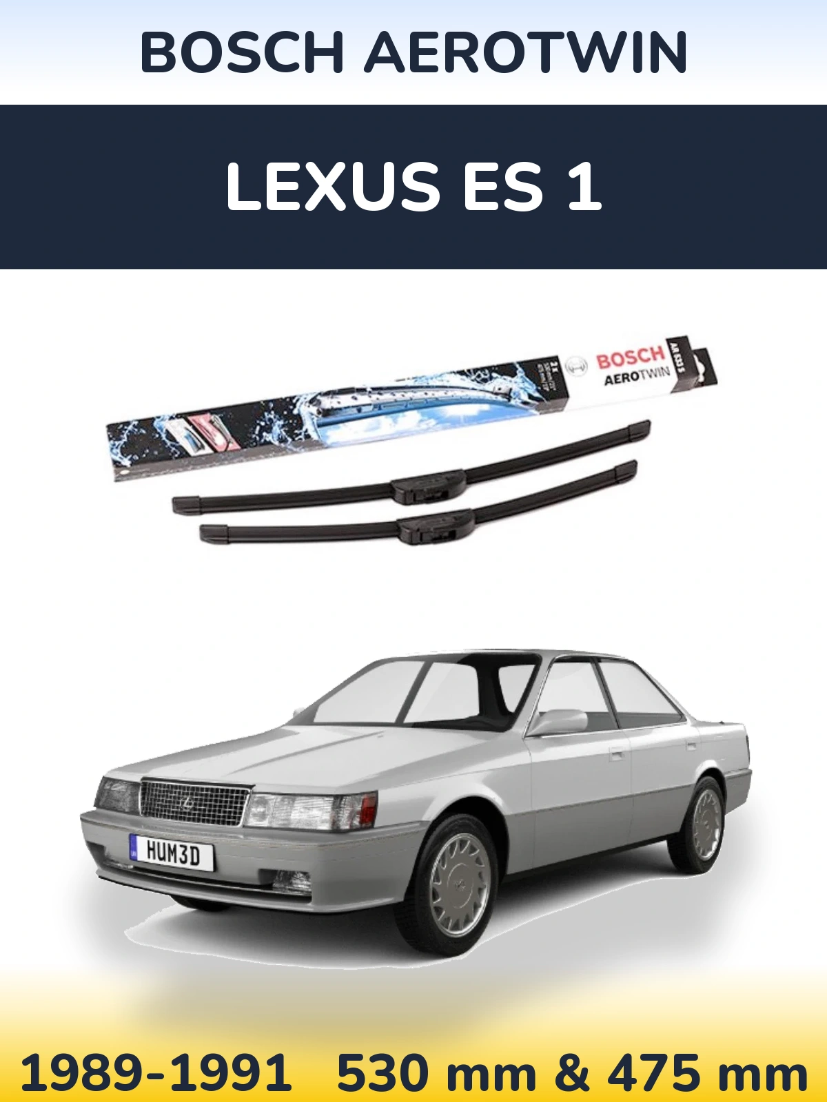 Torkarblad BOSCH AeroTwin för Lexus ES 1