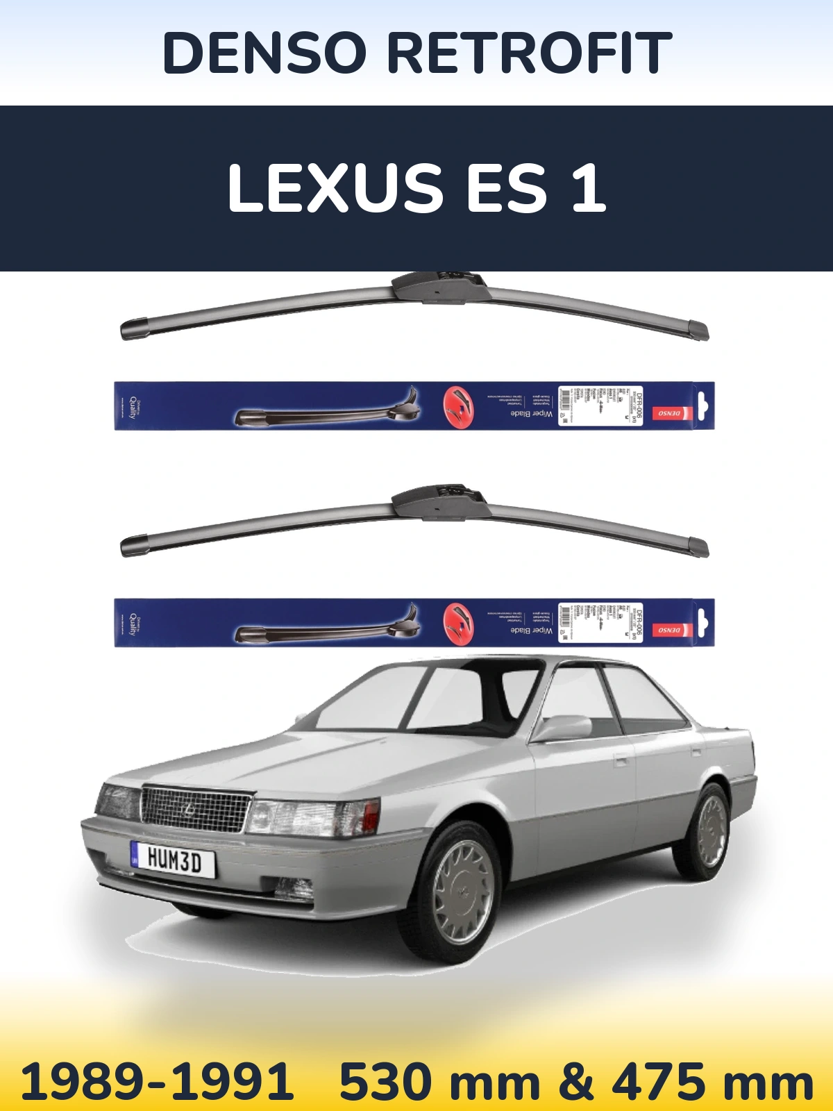 Torkarblad Denso Retrofit för Lexus ES 1