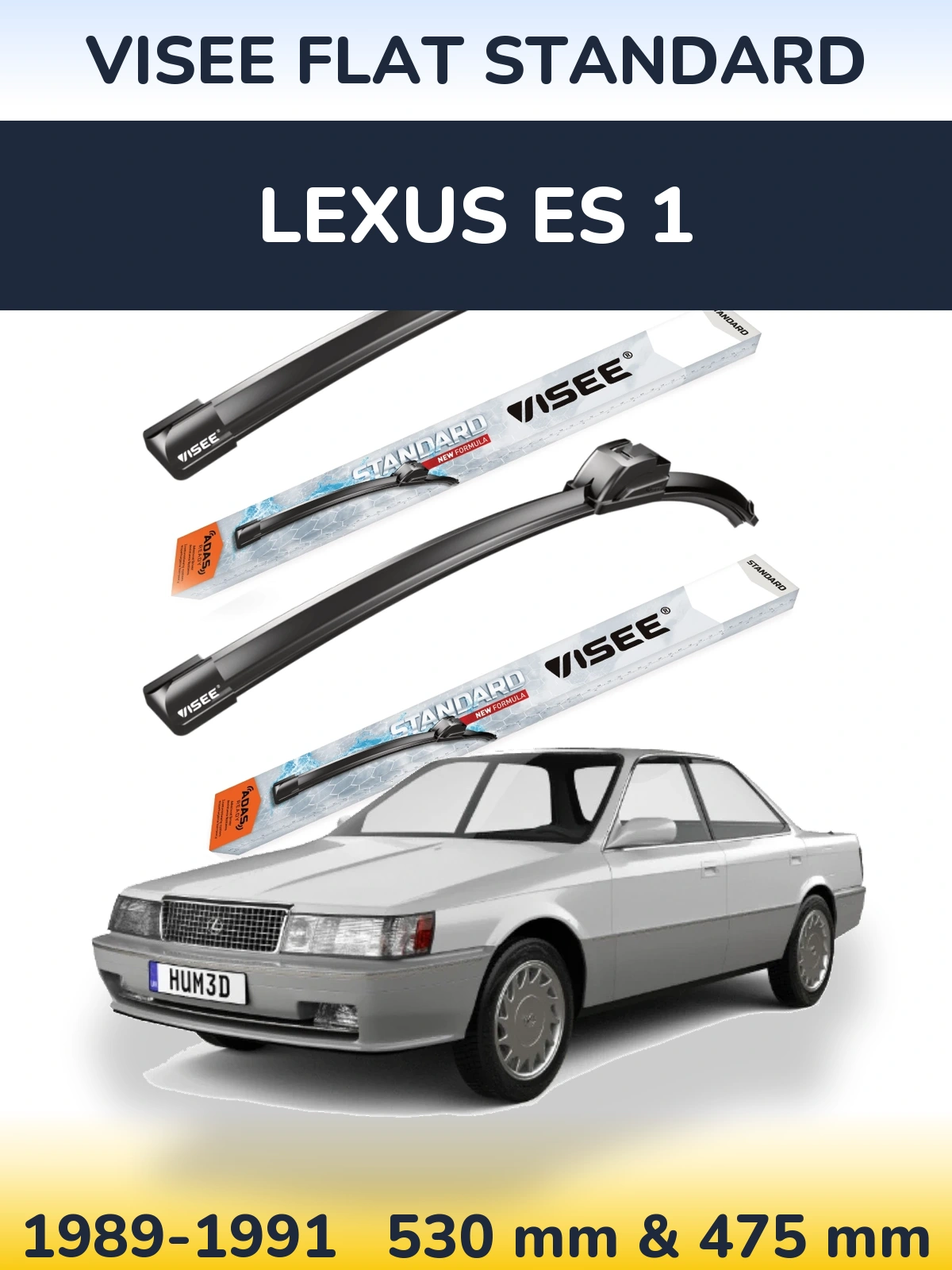 Torkarblad VISEE FLAT STANDARD för Lexus ES 1