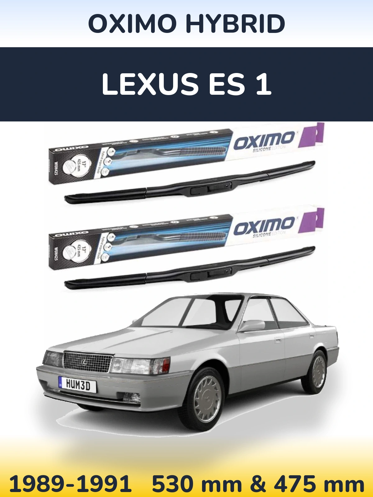 Torkarblad Oximo Hybrid för Lexus ES 1