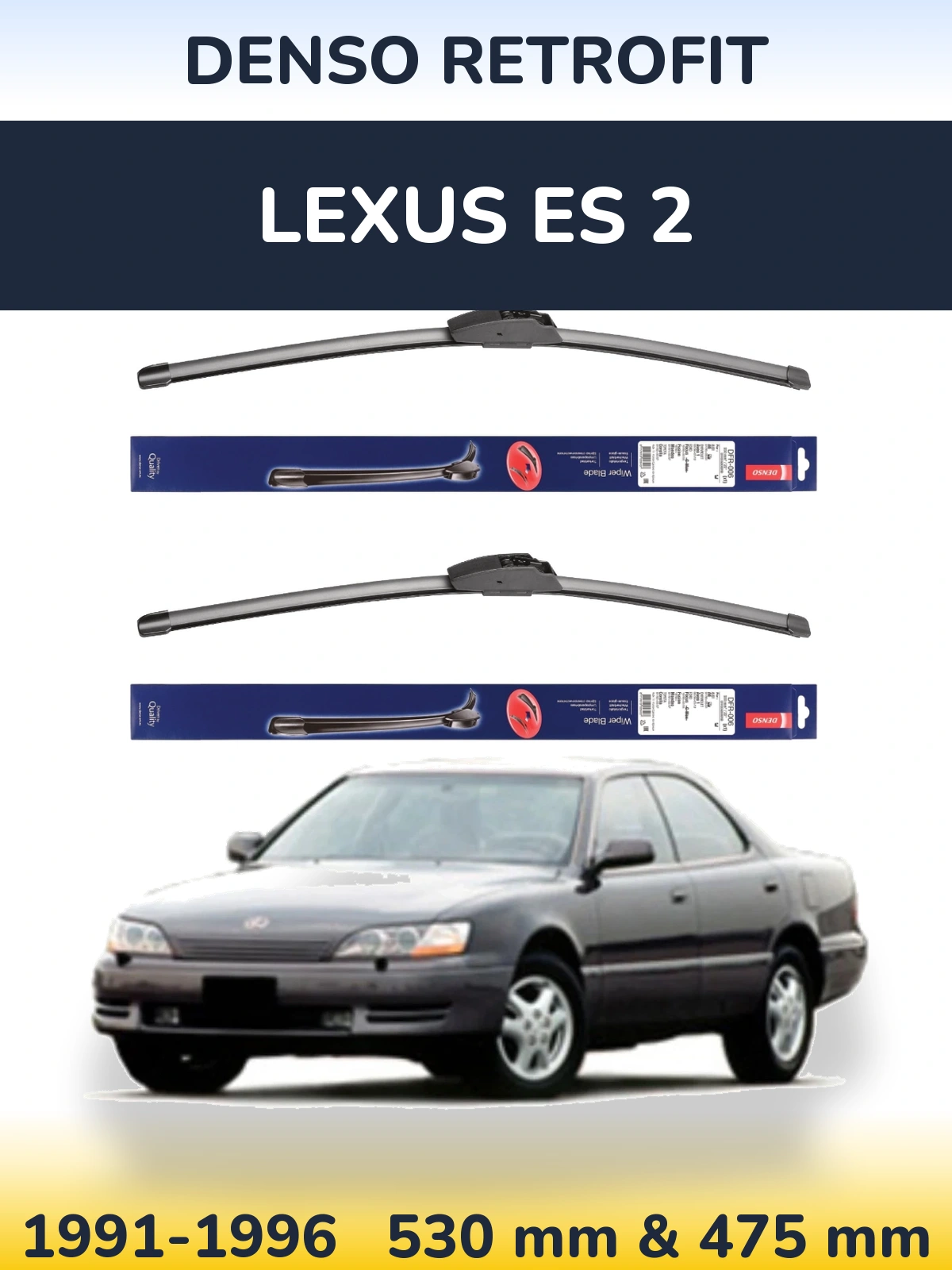 Torkarblad Denso Retrofit för Lexus ES 2