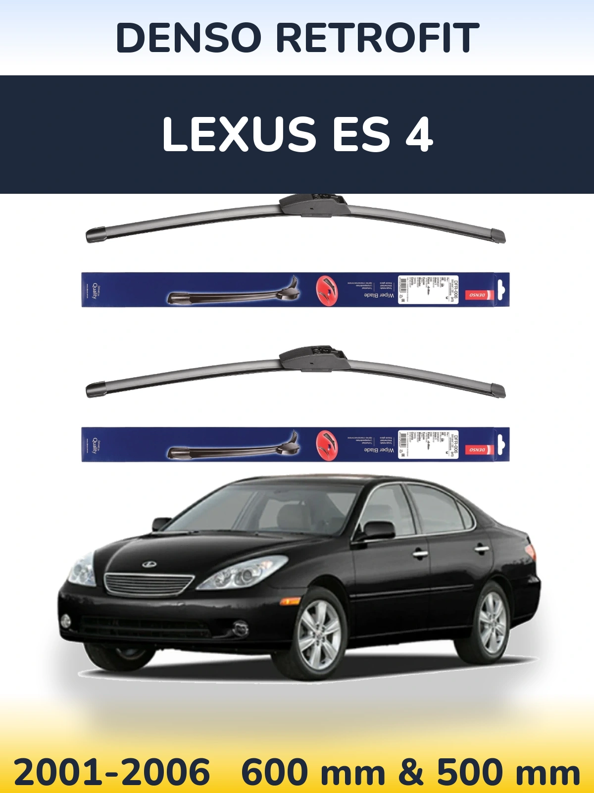 Torkarblad Denso Retrofit för Lexus ES 4