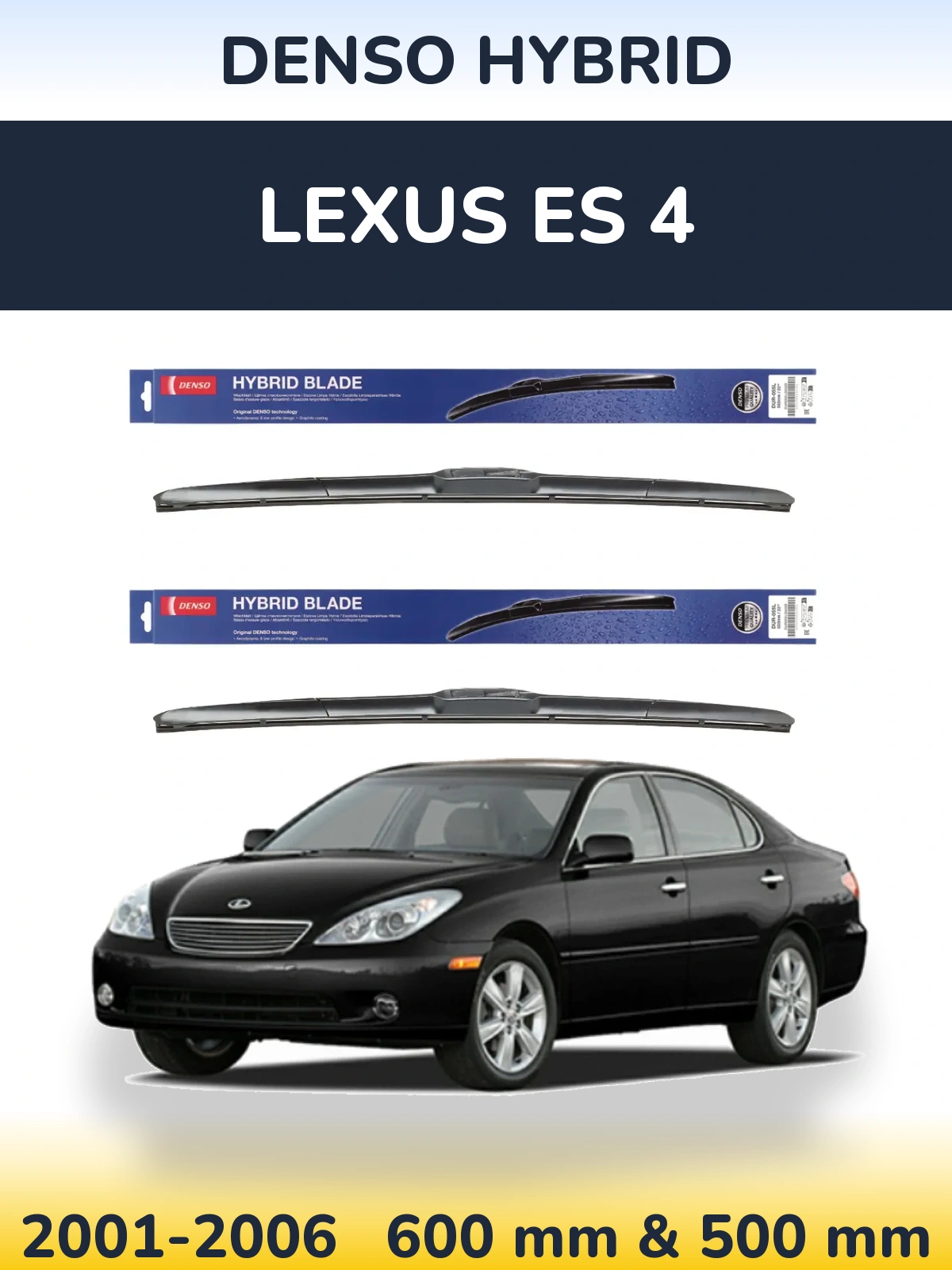 Torkarblad Denso Hybrid för Lexus ES 4