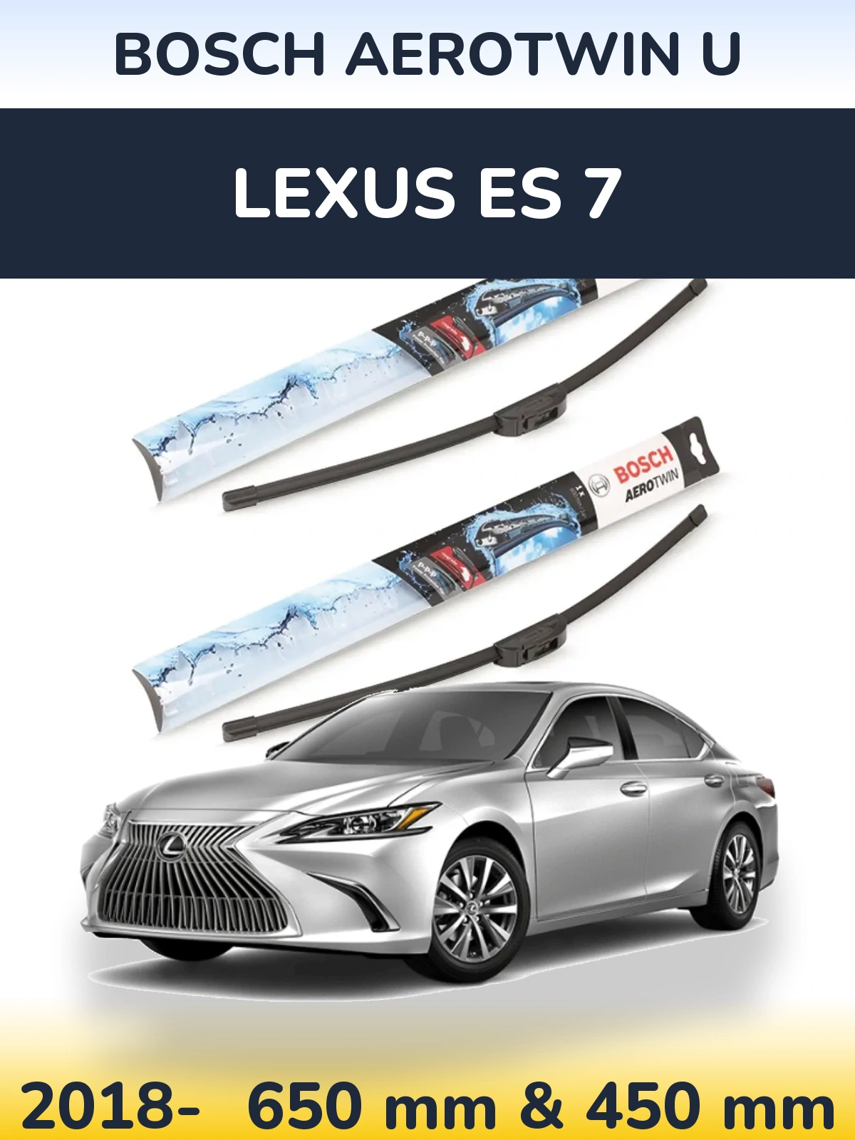 Torkarblad BOSCH AeroTwin U för Lexus ES 7