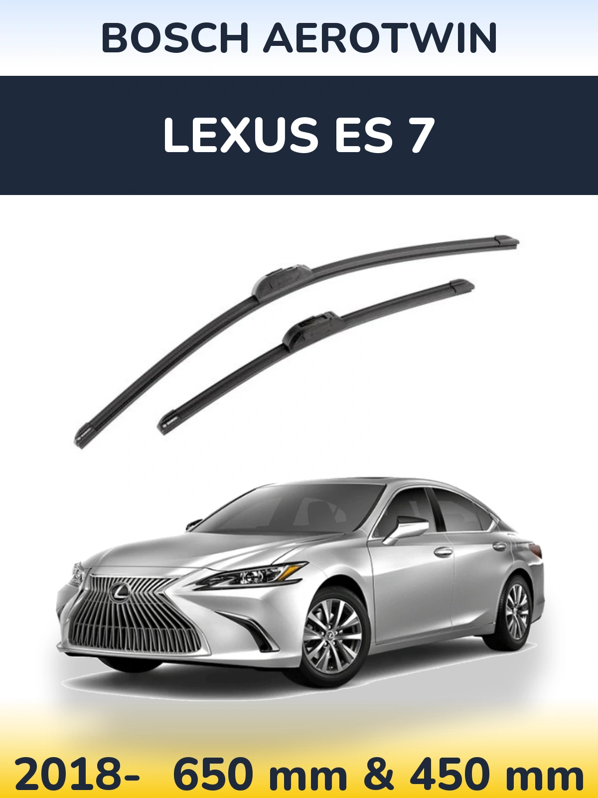 Torkarblad BOSCH AeroTwin för Lexus ES 7