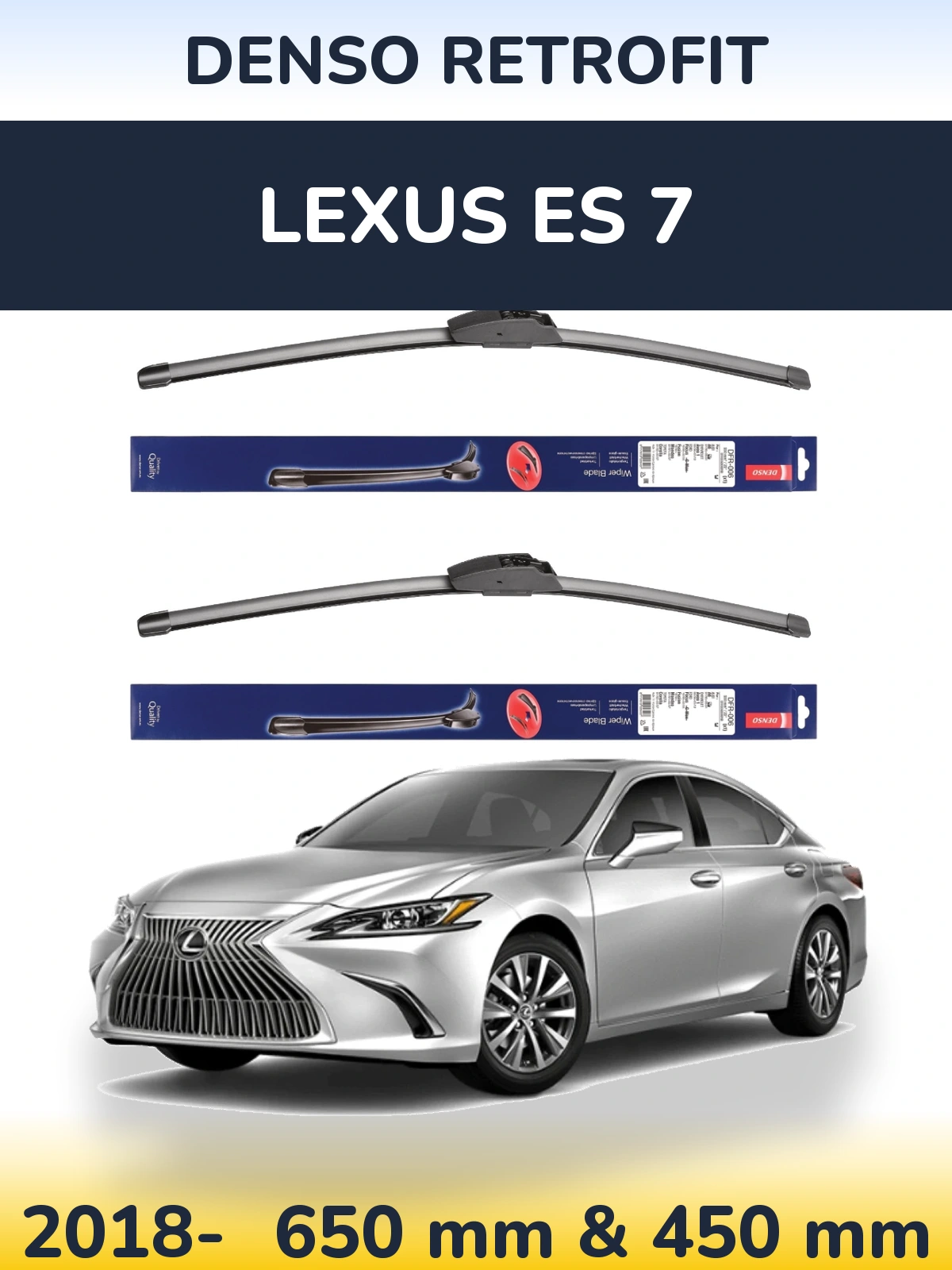 Torkarblad Denso Retrofit för Lexus ES 7