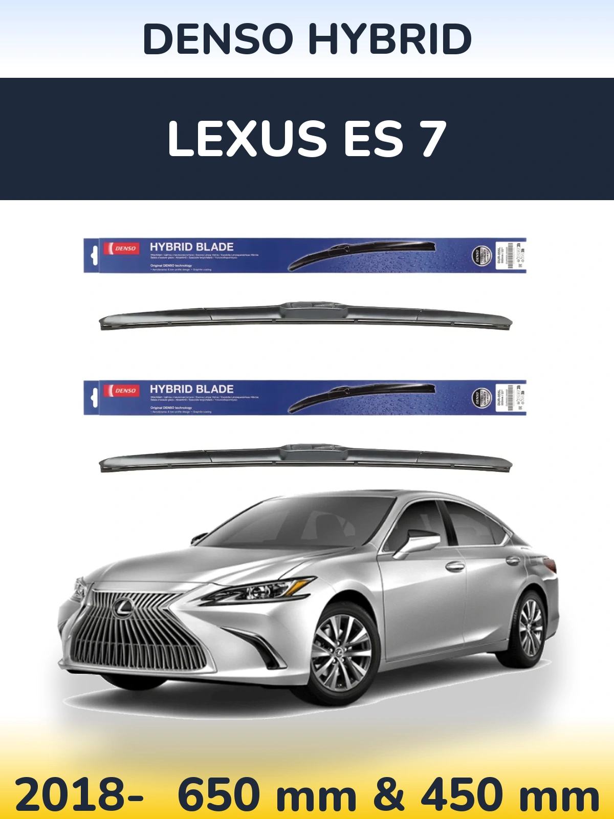 Torkarblad Denso Hybrid för Lexus ES 7