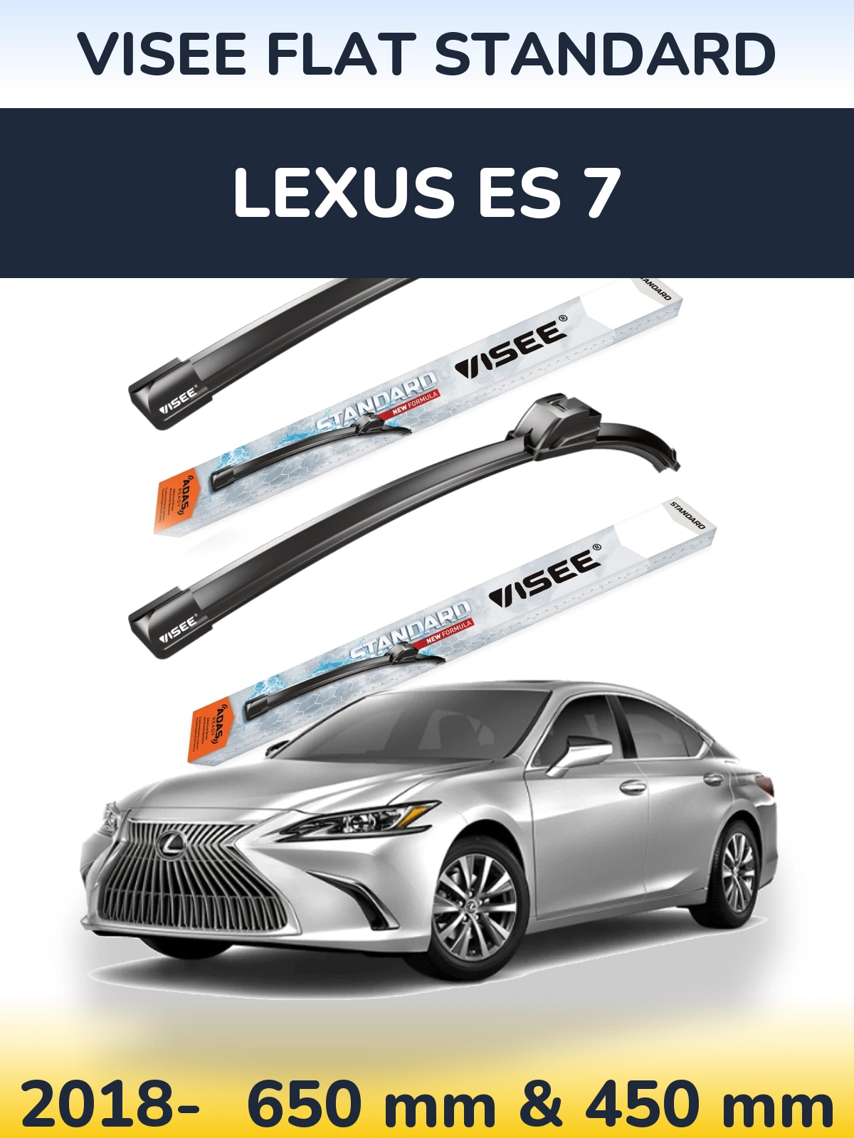 Torkarblad VISEE FLAT STANDARD för Lexus ES 7