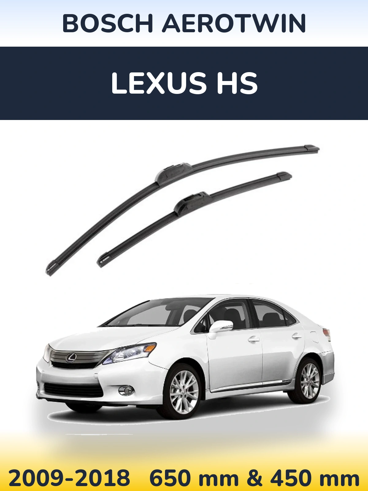 Torkarblad BOSCH AeroTwin för Lexus HS
