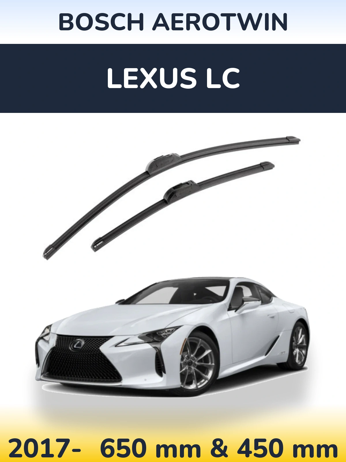 Torkarblad BOSCH AeroTwin för Lexus LC