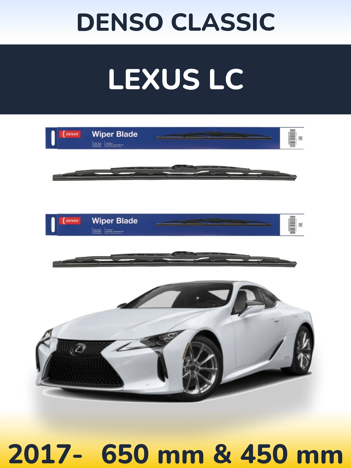 Torkarblad Denso Classic för Lexus LC