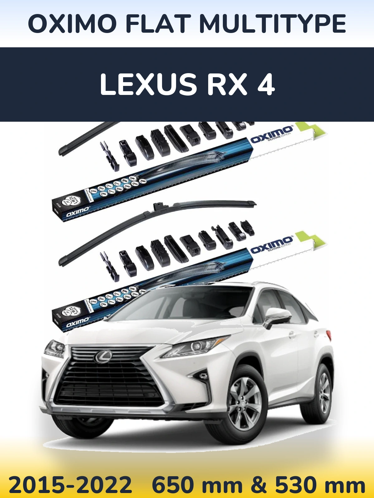 Torkarblad Oximo Flat MultiType för Lexus RX 4