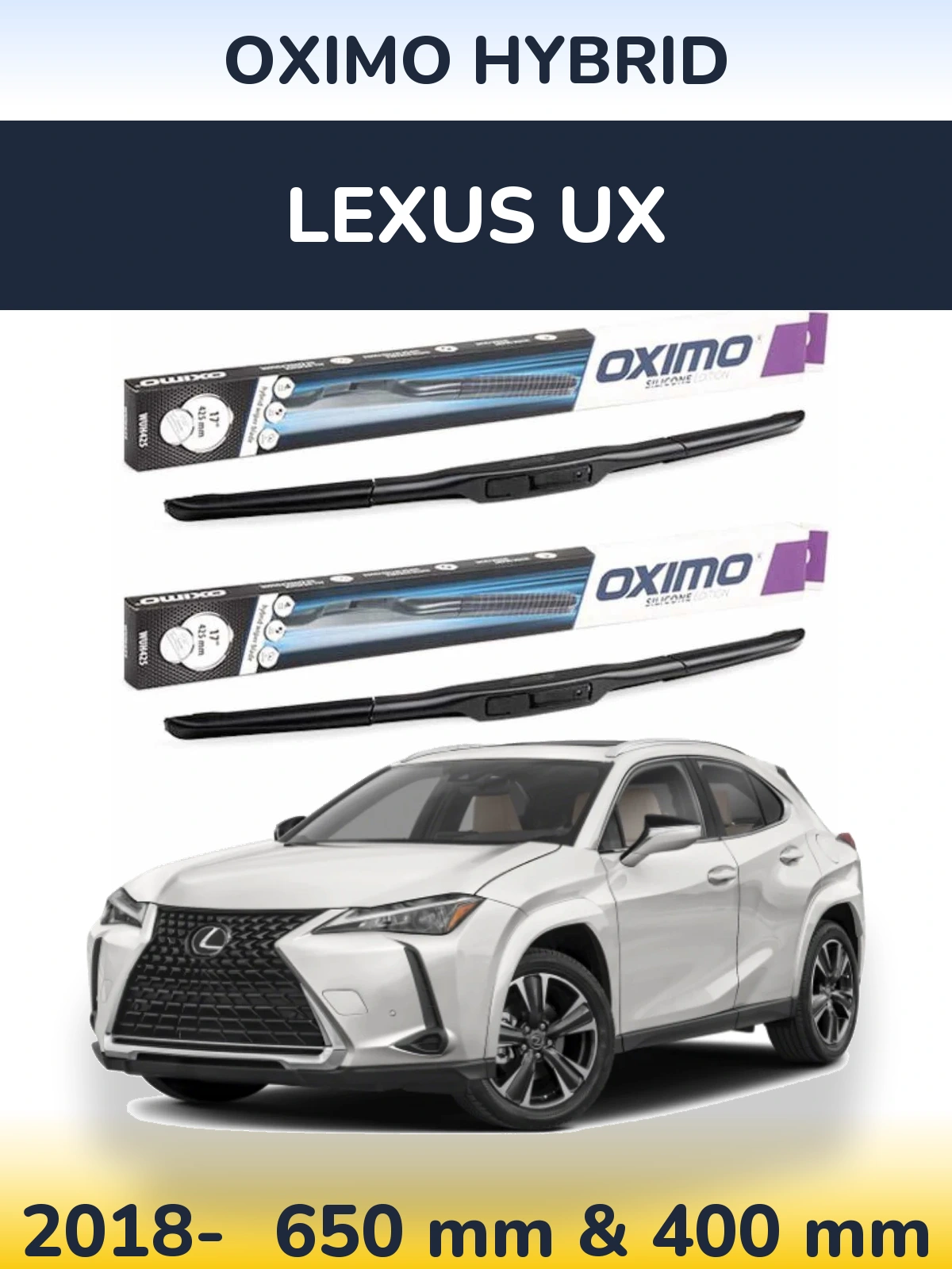 Torkarblad Oximo Hybrid för Lexus UX