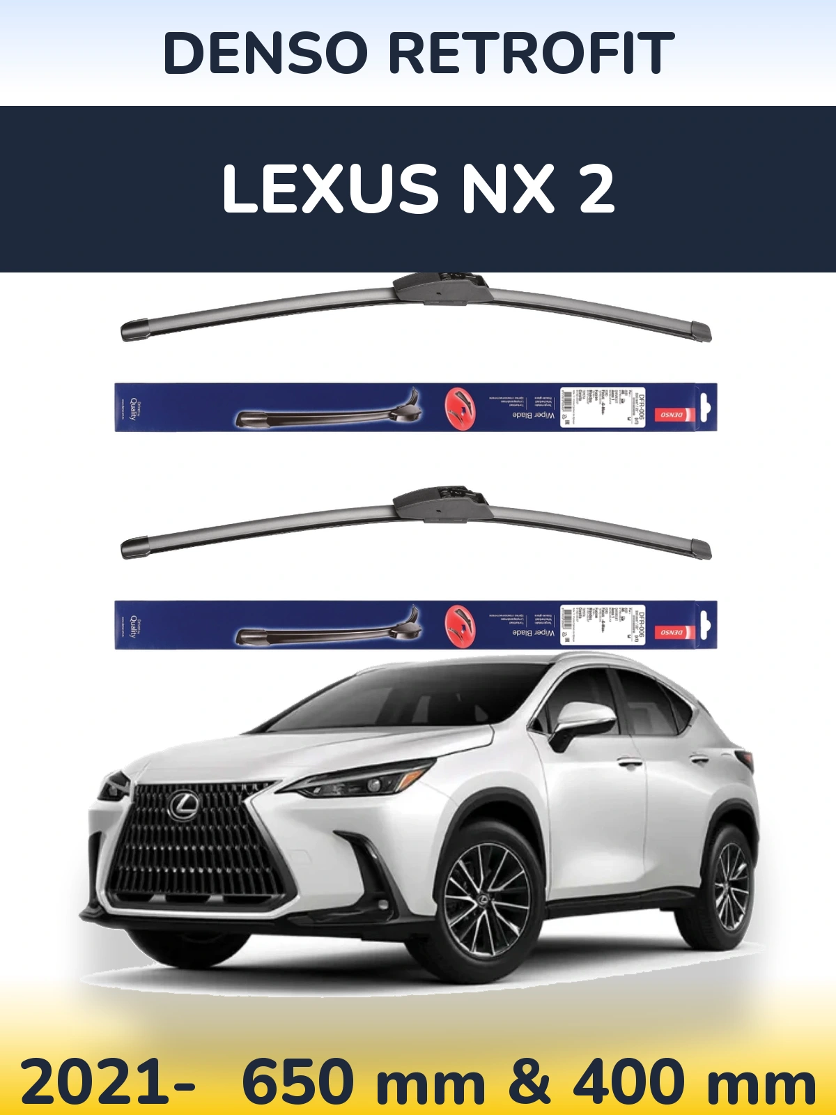 Torkarblad Denso Retrofit för Lexus NX 2