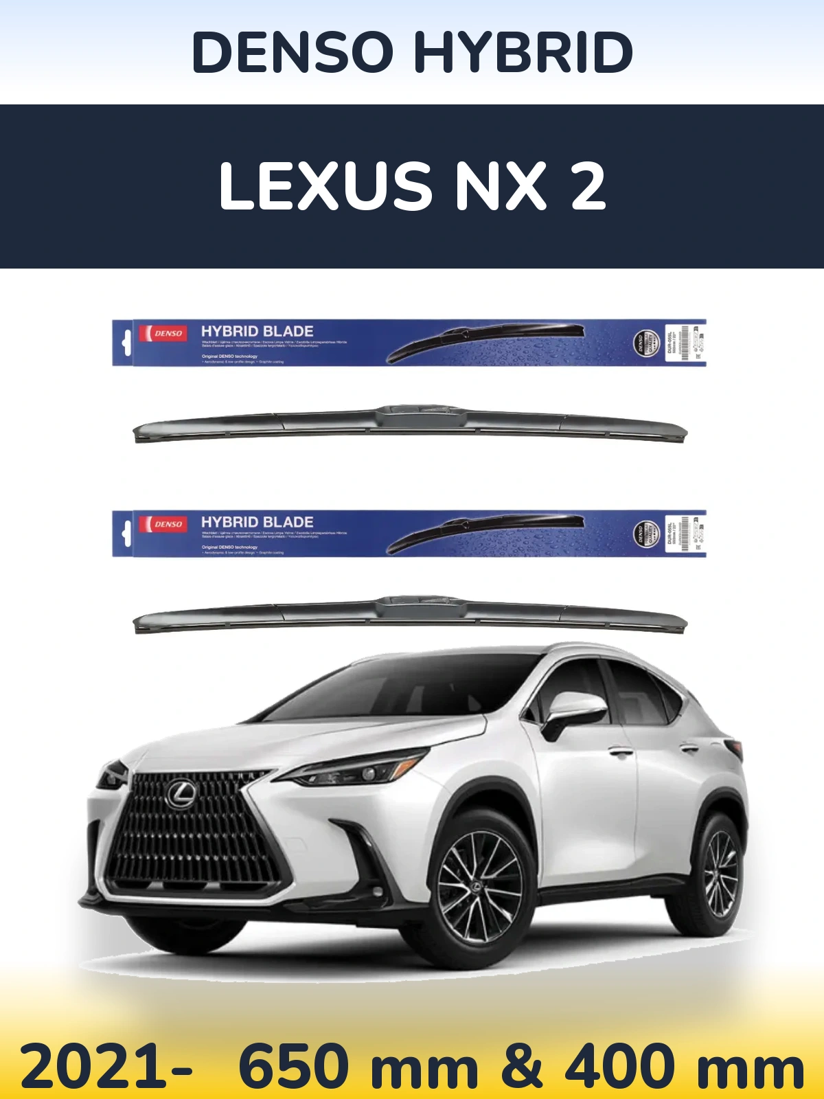 Torkarblad Denso Hybrid för Lexus NX 2