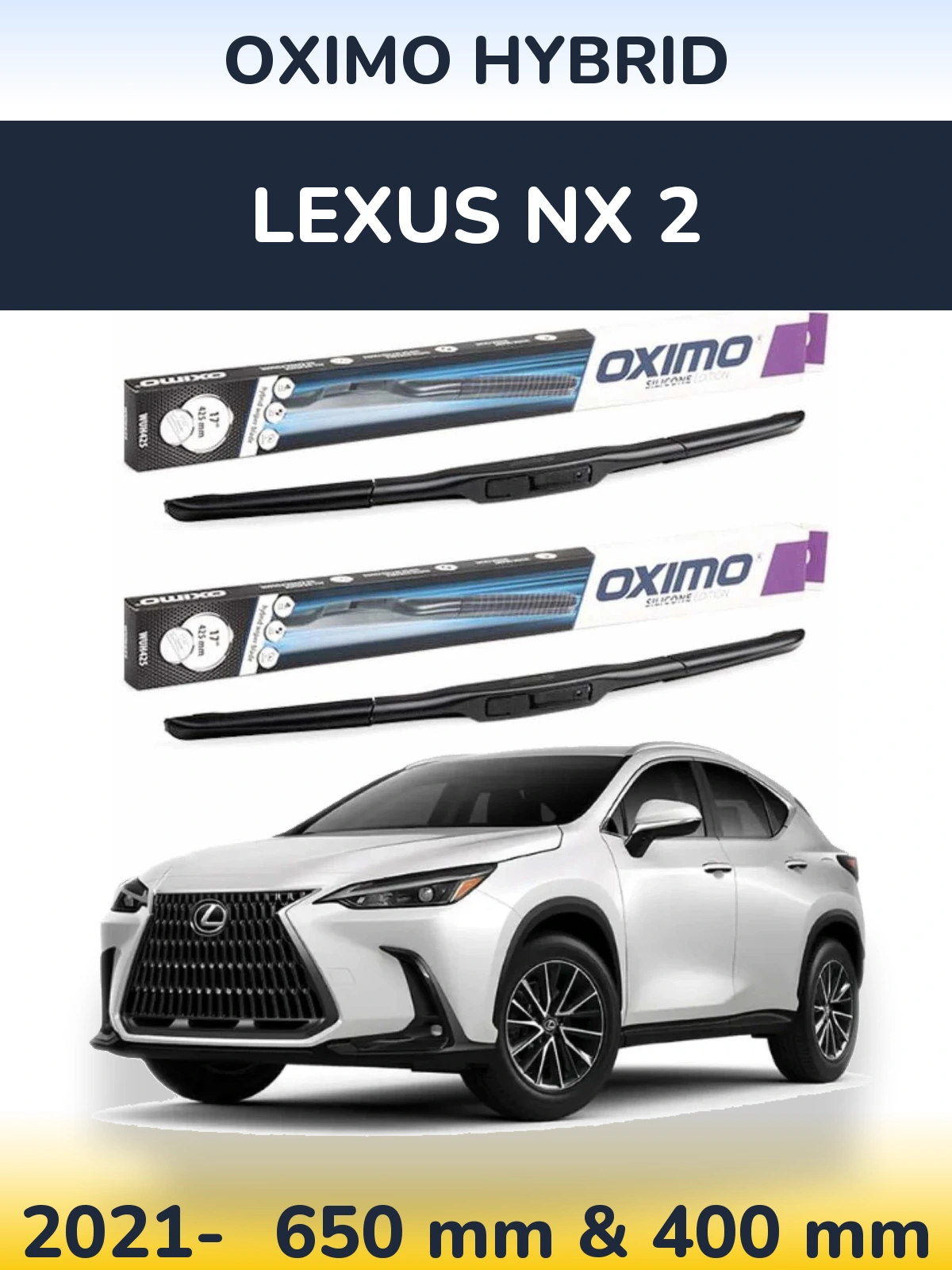 Torkarblad Oximo Hybrid för Lexus NX 2