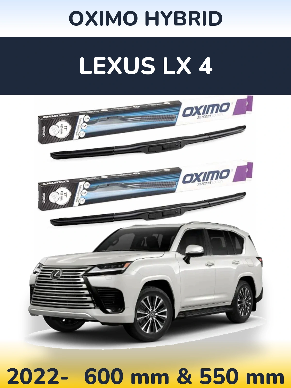 Torkarblad Oximo Hybrid för Lexus LX 4
