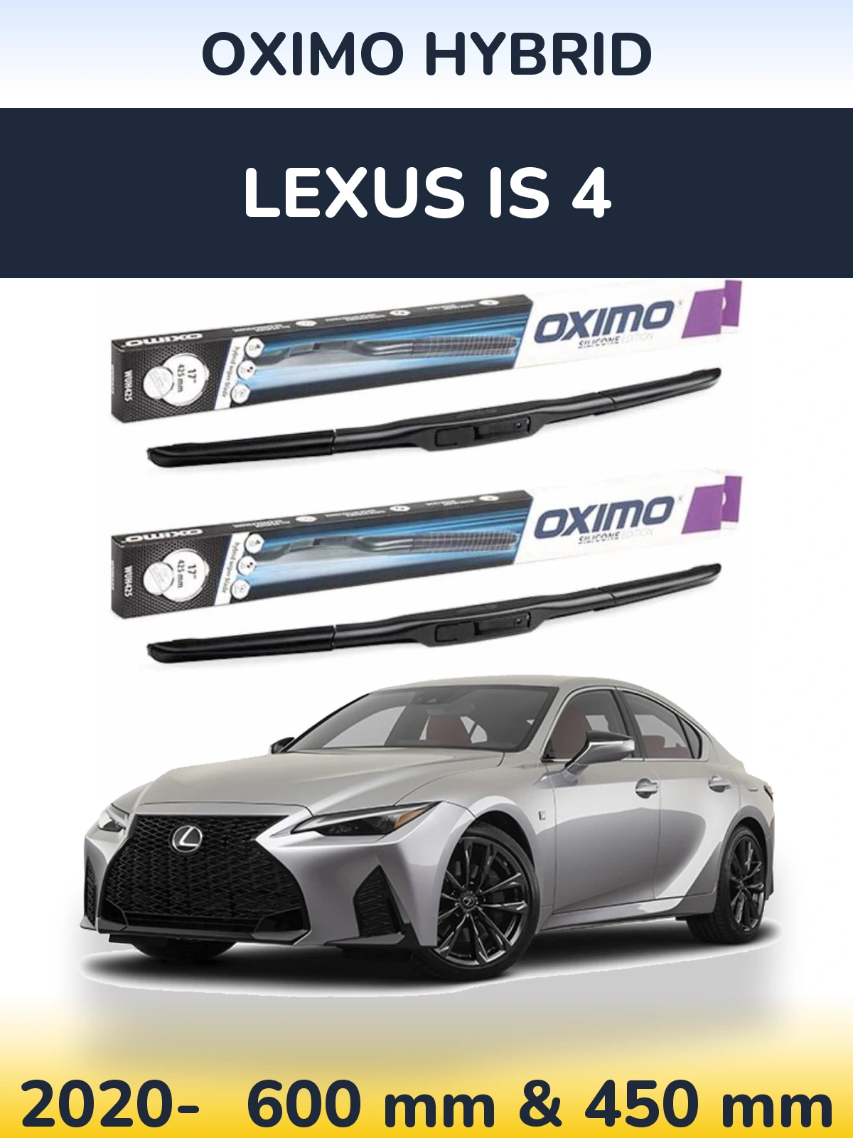 Torkarblad Oximo Hybrid för Lexus IS 4