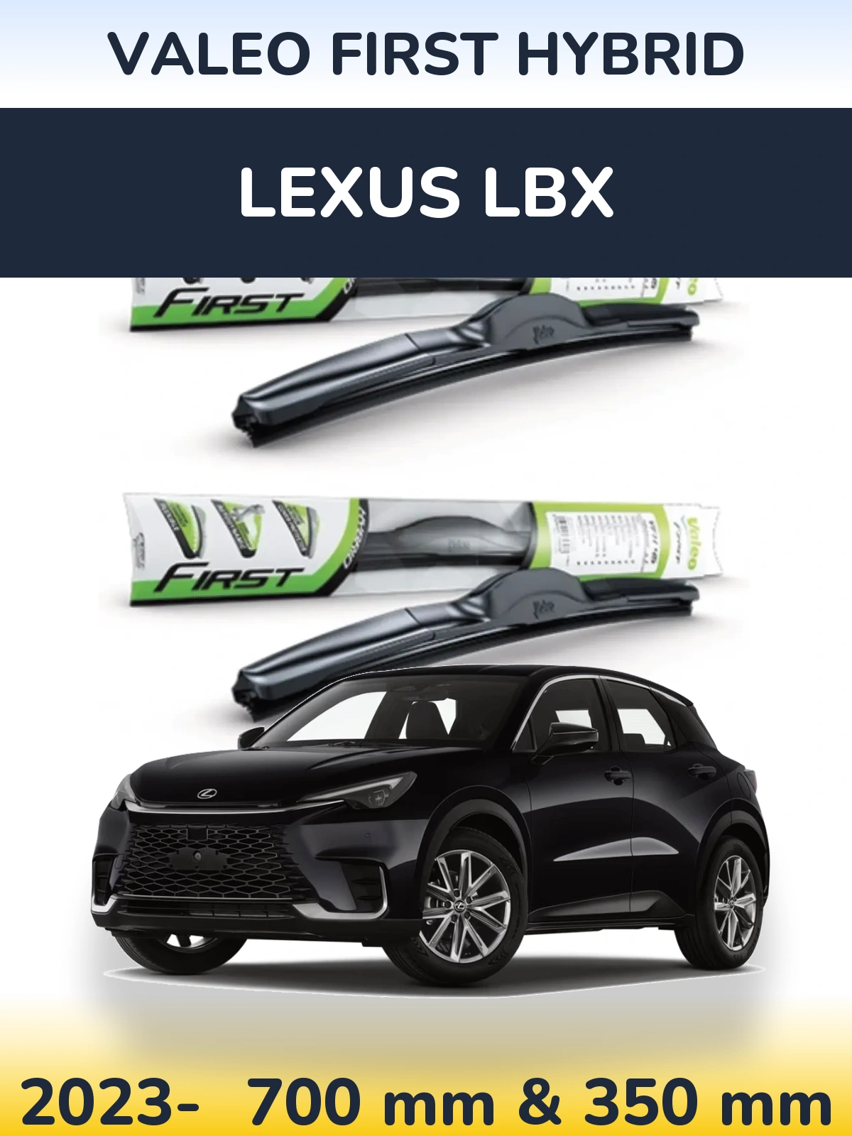 Torkarblad Valeo First Hybrid för Lexus LBX