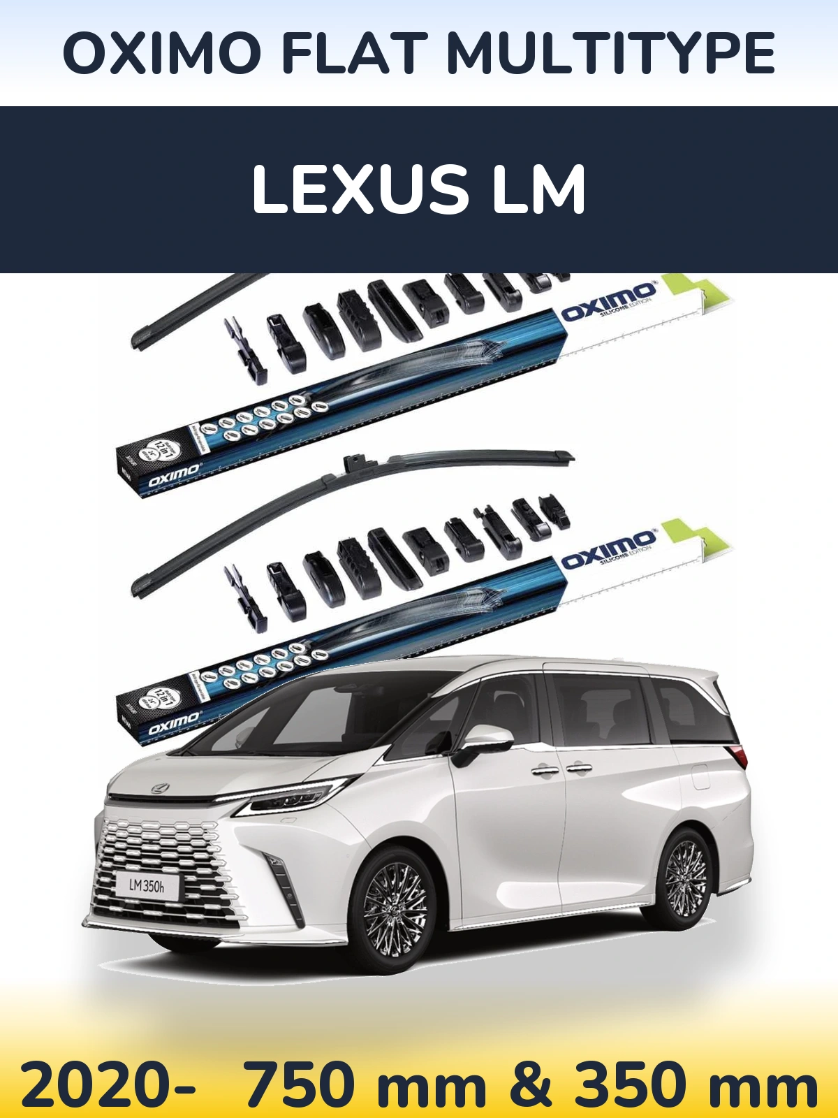 Torkarblad Oximo Flat MultiType för Lexus LM