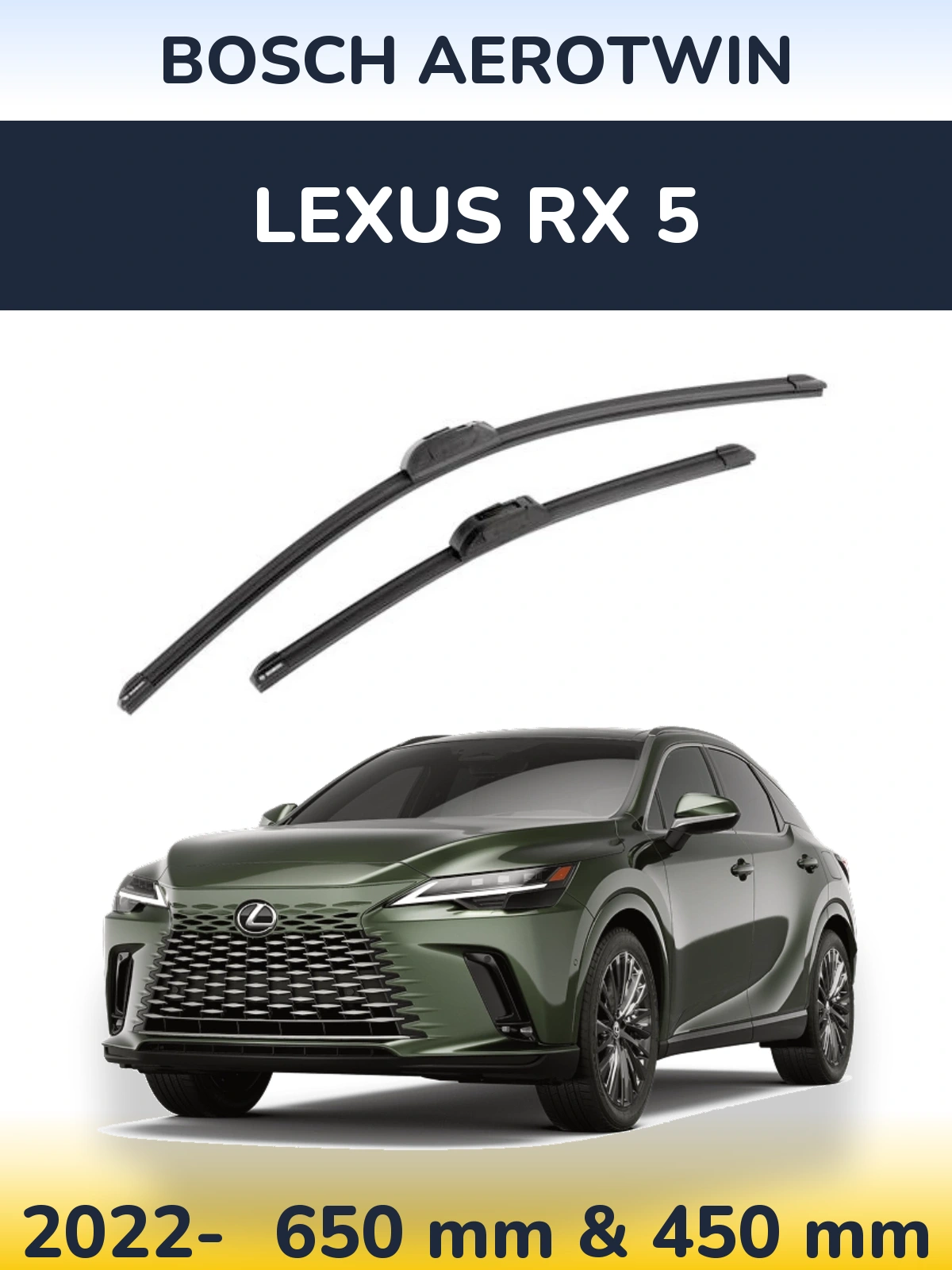 Torkarblad BOSCH AeroTwin för Lexus RX 5