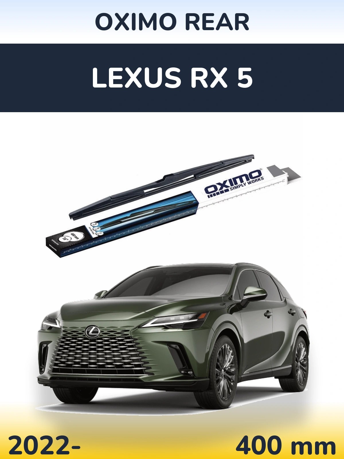 Torkarblad Oximo Rear för Lexus RX 5
