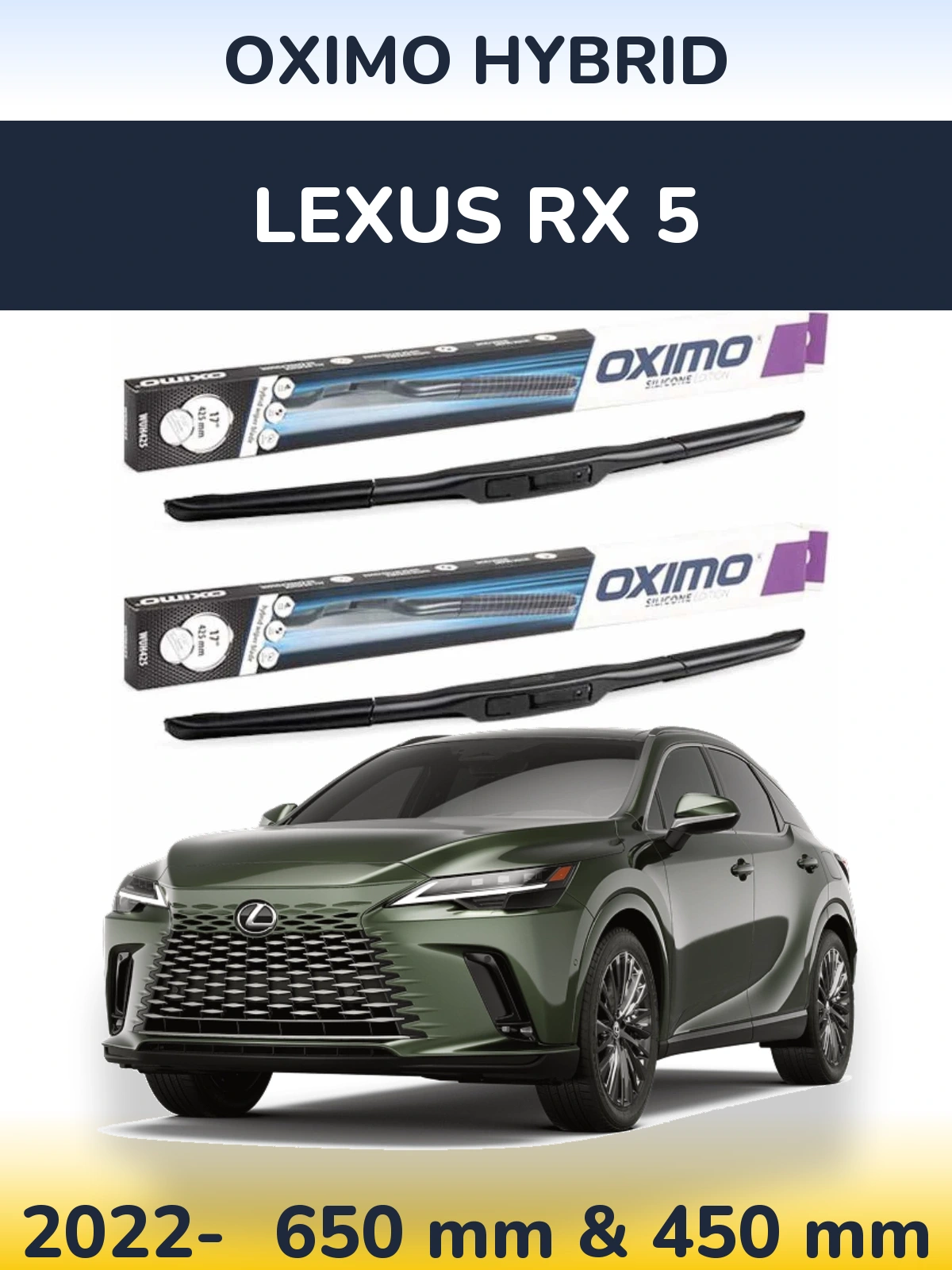 Torkarblad Oximo Hybrid för Lexus RX 5