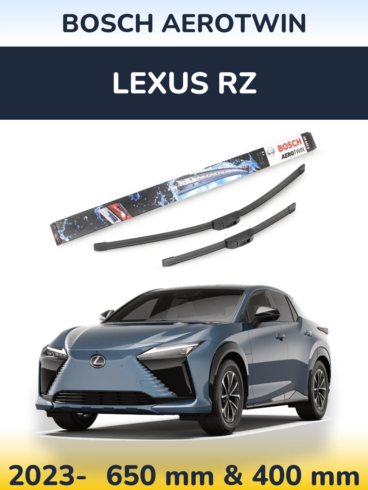 Torkarblad BOSCH AeroTwin för Lexus RZ