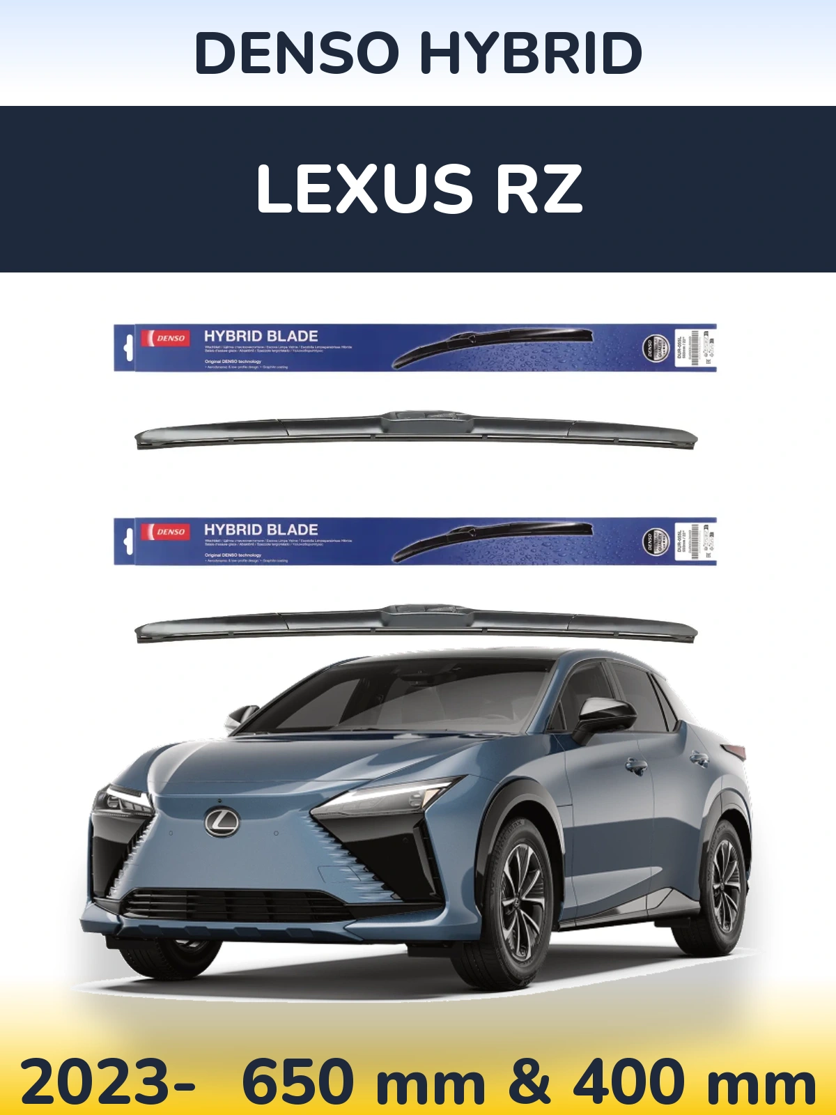 Torkarblad Denso Hybrid för Lexus RZ