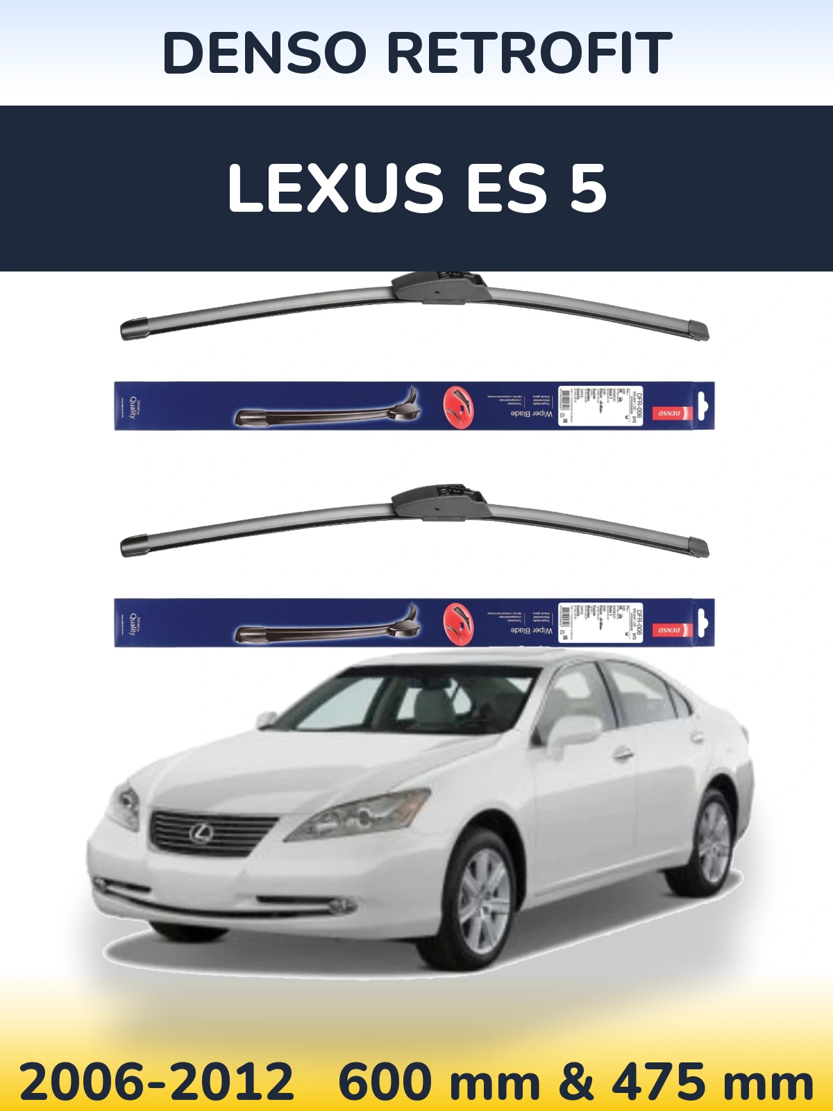 Torkarblad Denso Retrofit för Lexus ES 5