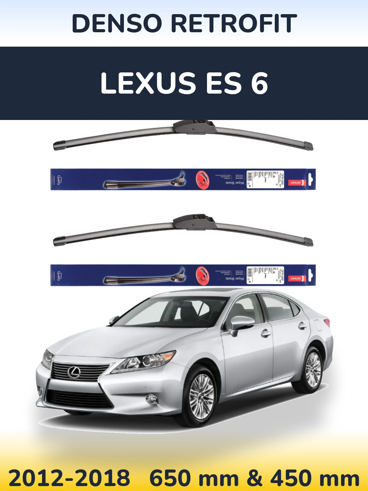 Torkarblad Denso Retrofit för Lexus ES 6