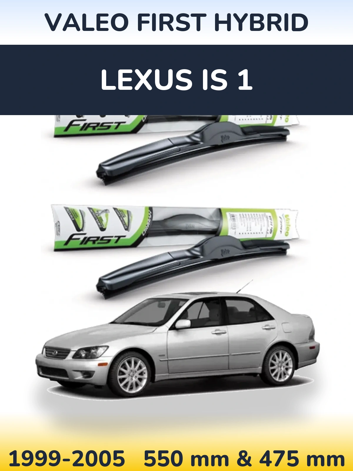 Torkarblad Valeo First Hybrid för Lexus IS 1
