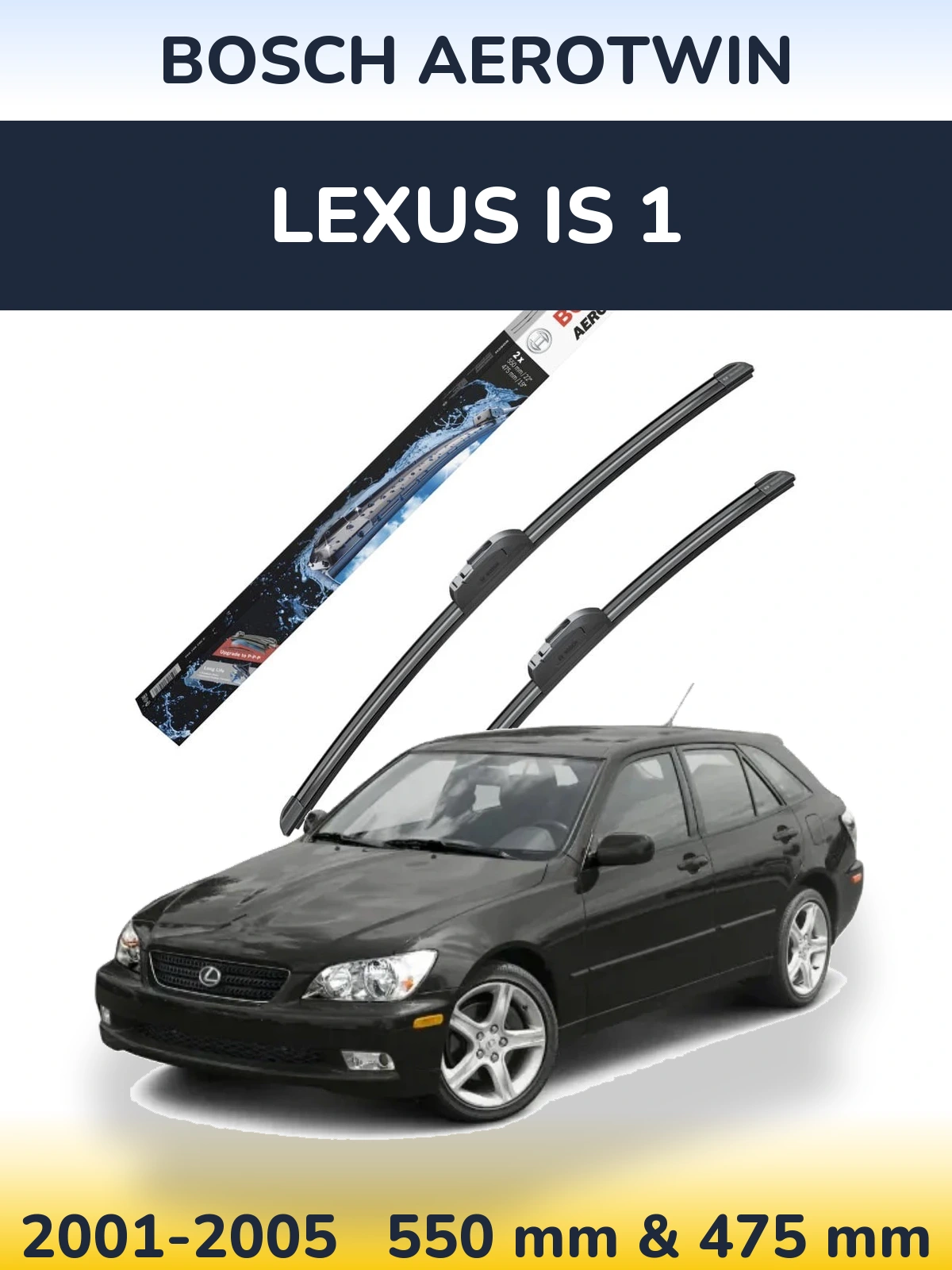 Torkarblad BOSCH AeroTwin för Lexus IS 1