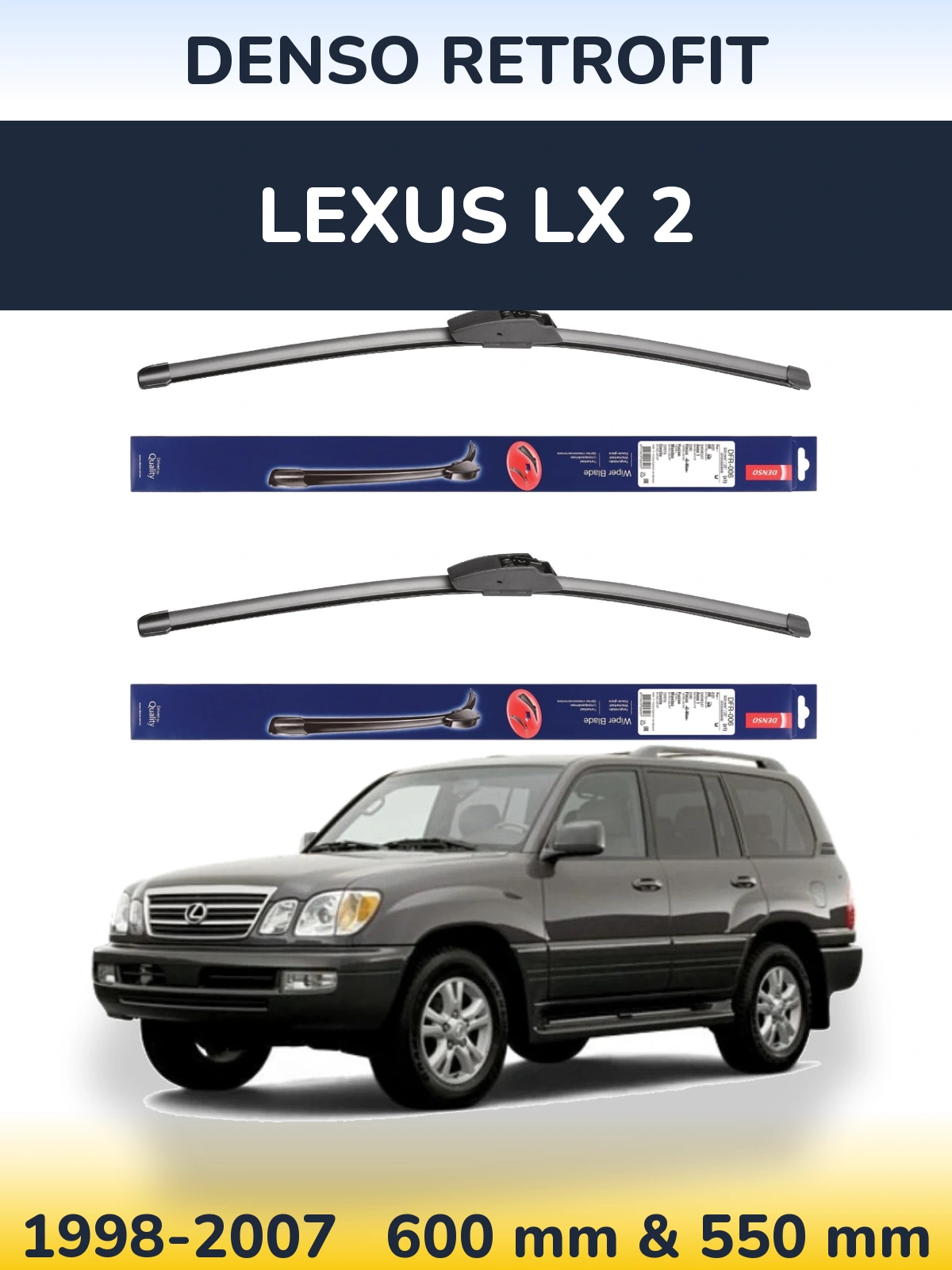 Torkarblad Denso Retrofit för Lexus LX 2