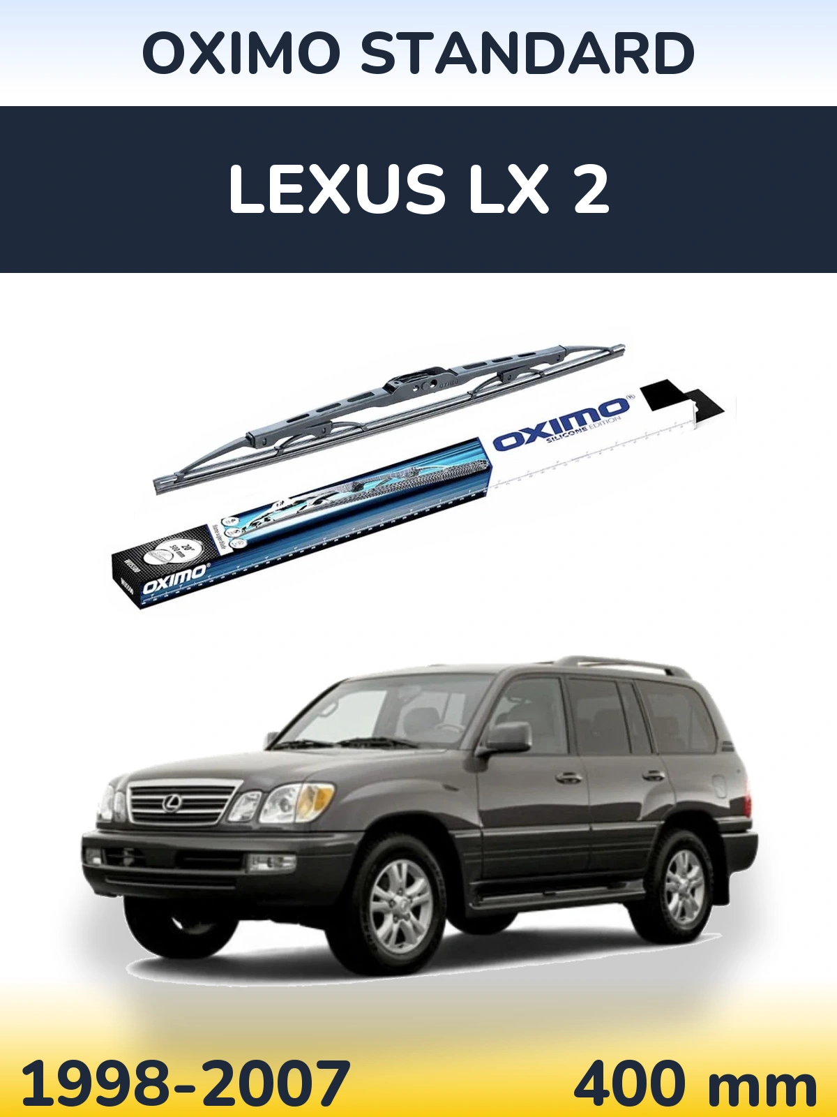 Torkarblad Oximo Standard för Lexus LX 2