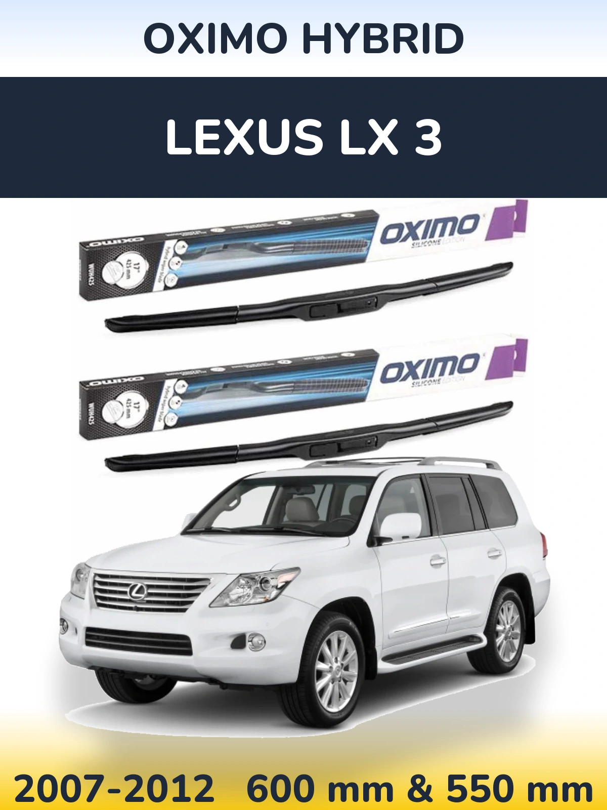 Torkarblad Oximo Hybrid för Lexus LX 3