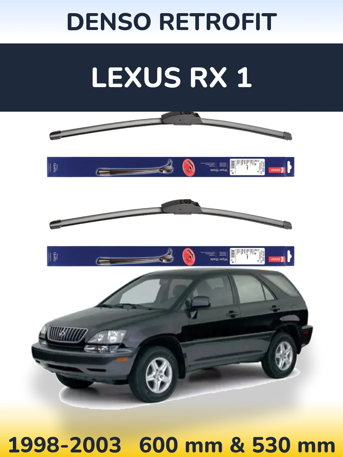 Torkarblad Denso Retrofit för Lexus RX 1