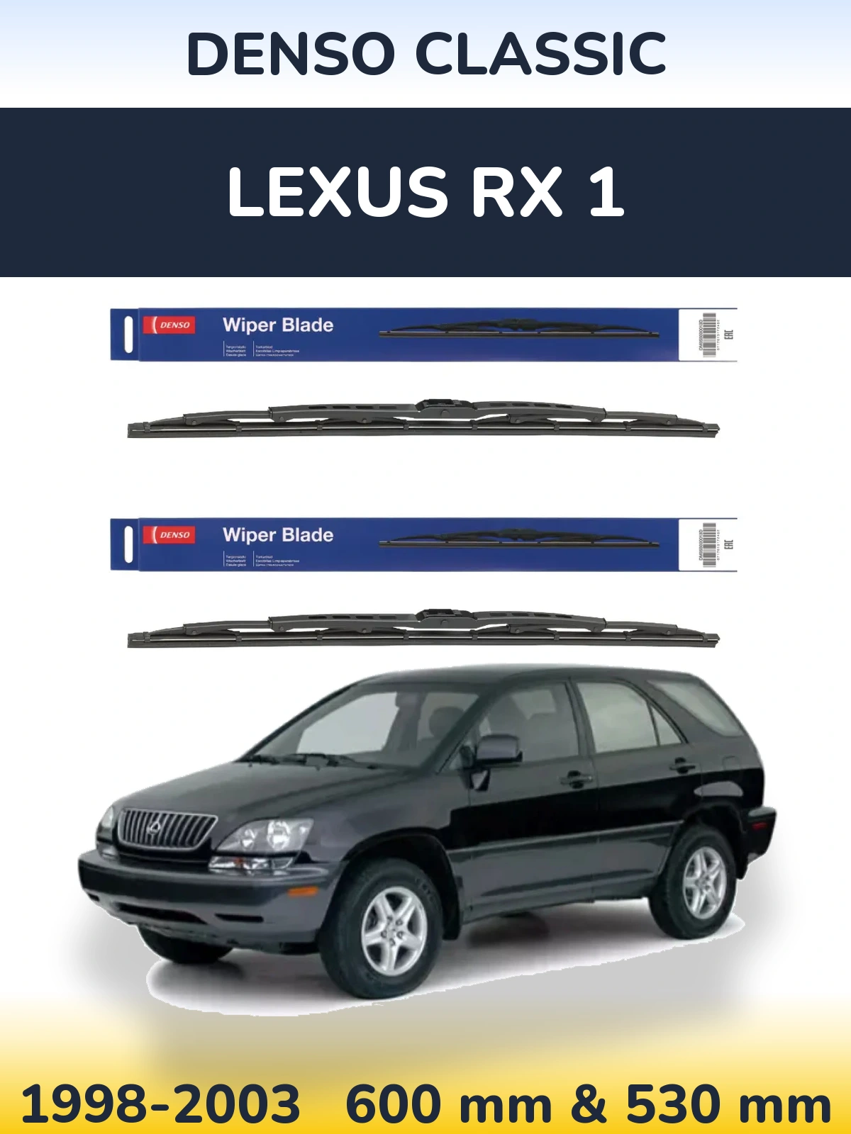 Torkarblad Denso Classic för Lexus RX 1
