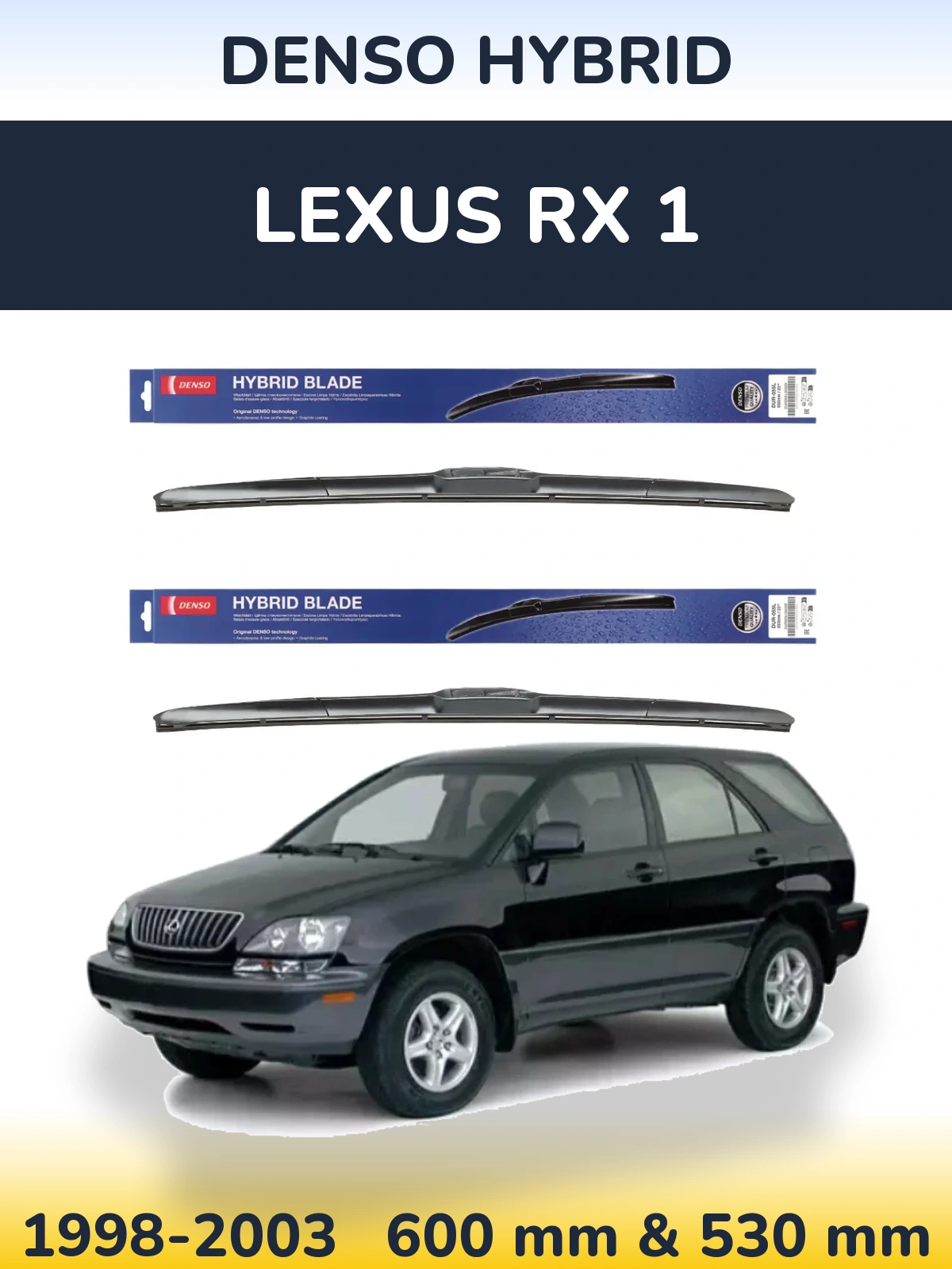 Torkarblad Denso Hybrid för Lexus RX 1