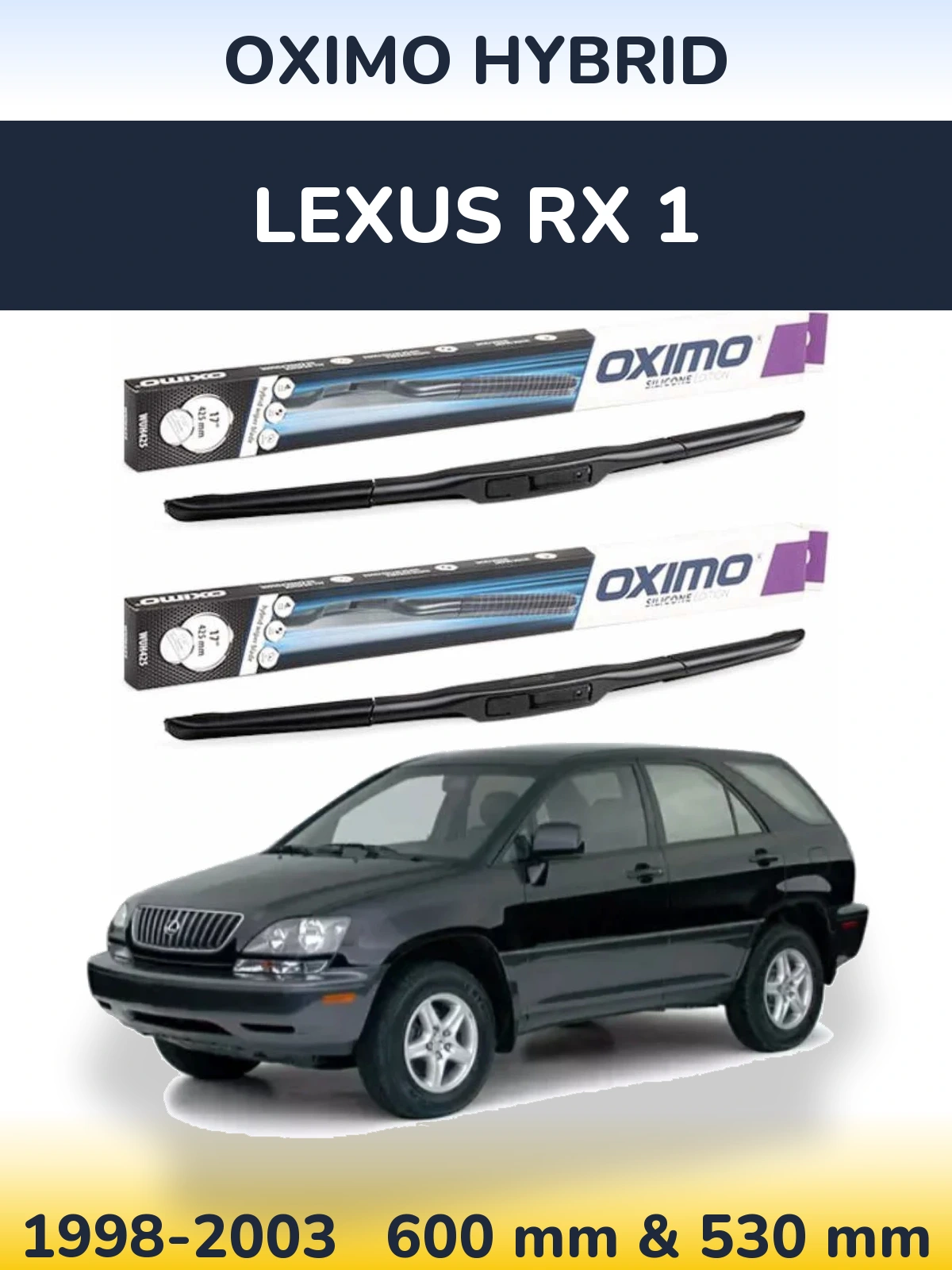 Torkarblad Oximo Hybrid för Lexus RX 1
