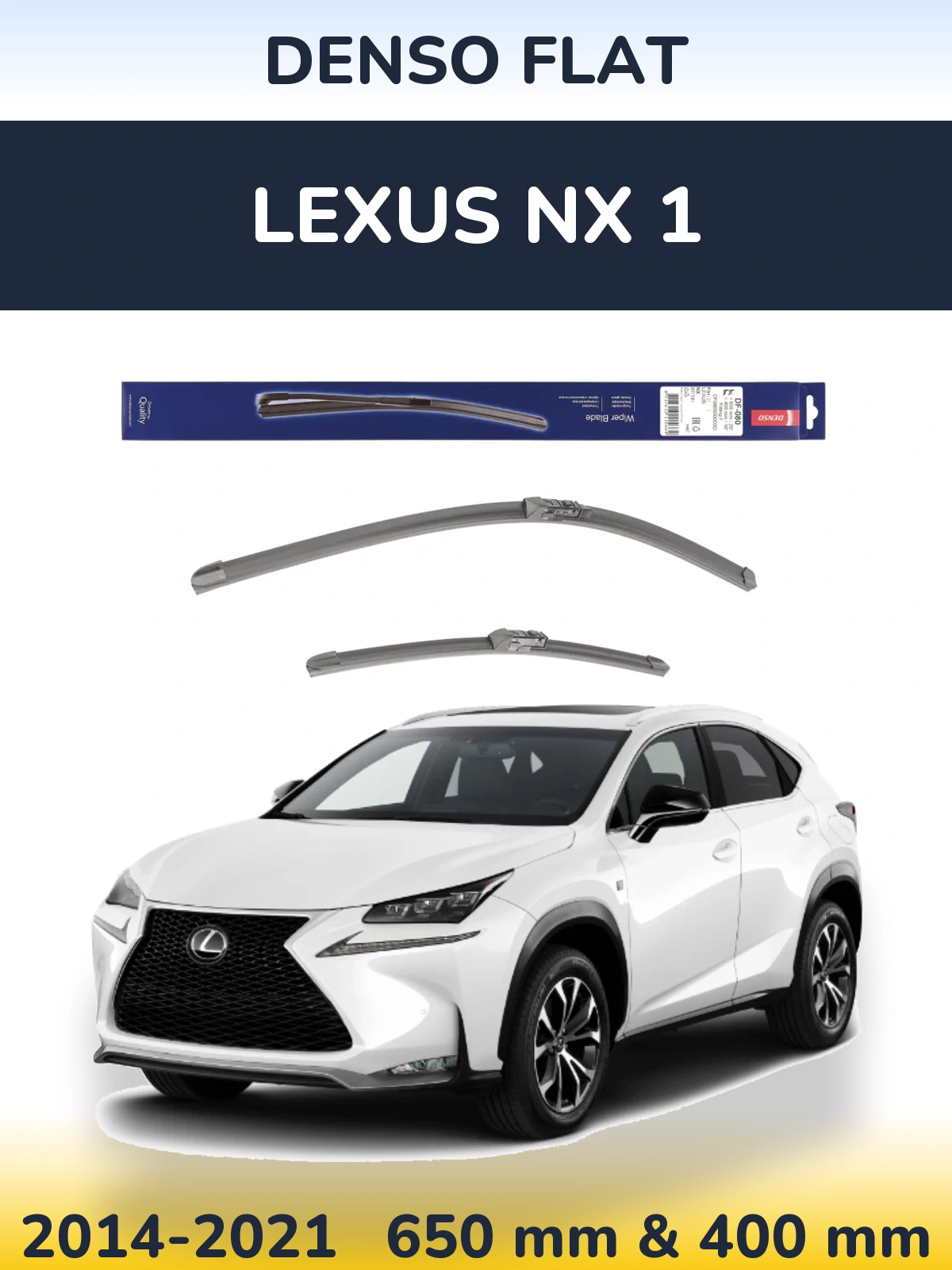 Torkarblad Denso Flat för Lexus NX 1