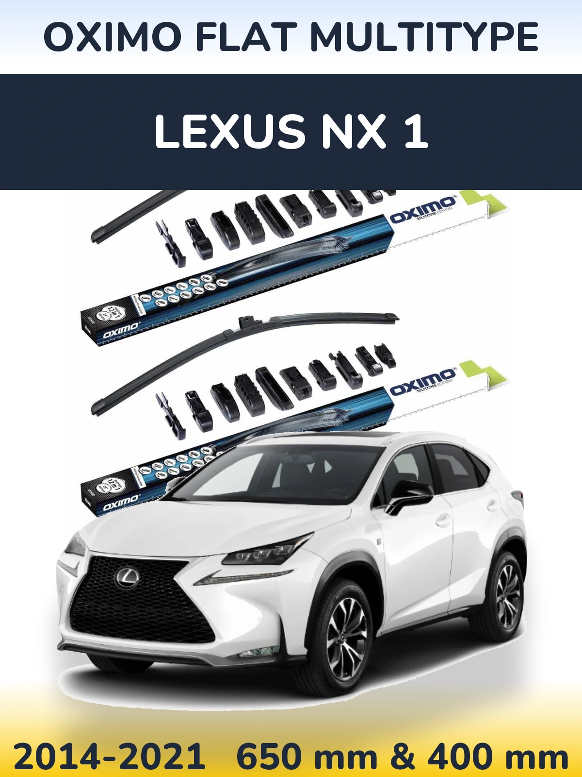 Torkarblad Oximo Flat MultiType för Lexus NX 1