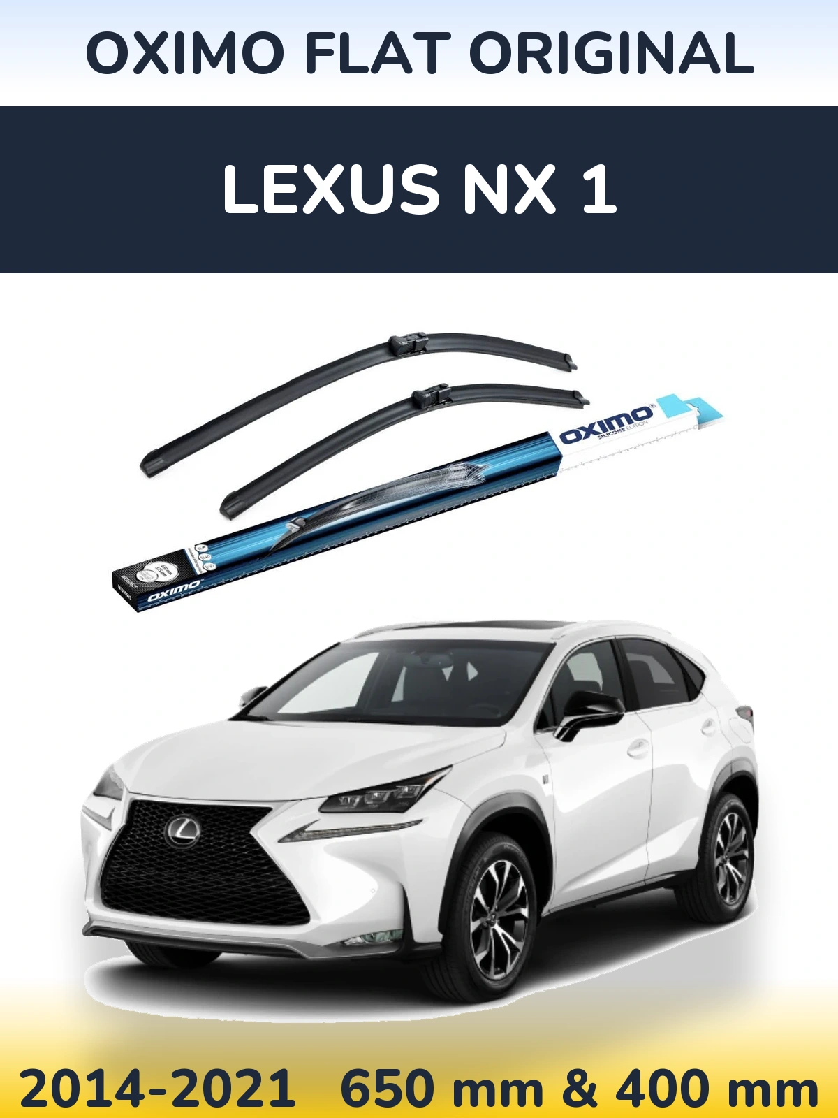 Torkarblad Oximo Flat Original för Lexus NX 1