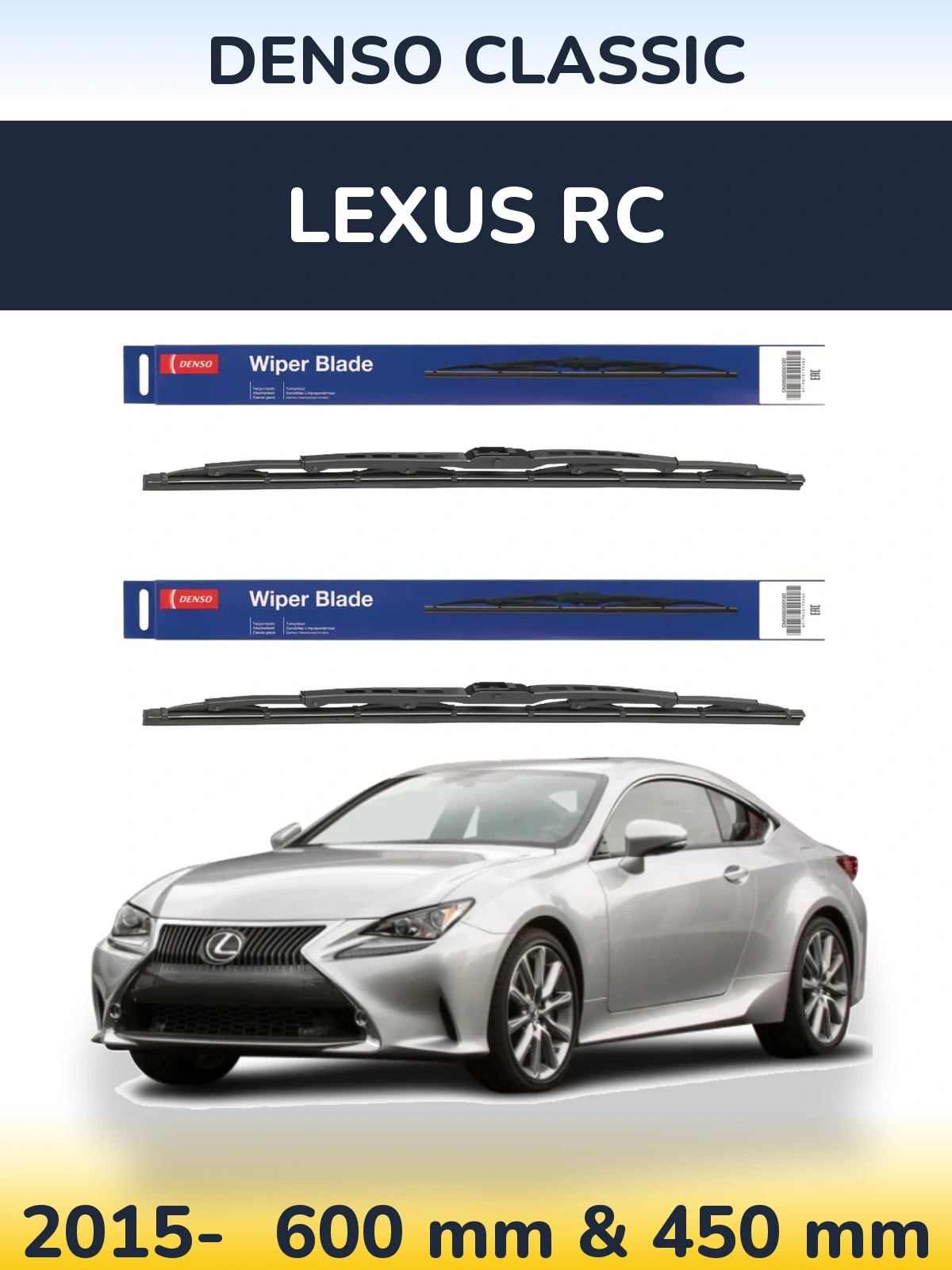 Torkarblad Denso Classic för Lexus RC