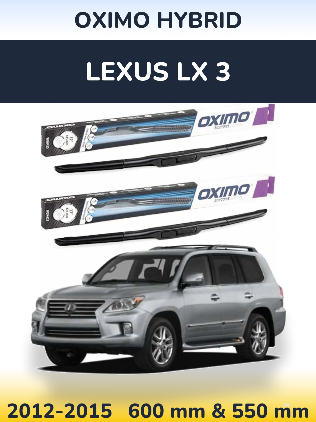 Torkarblad Oximo Hybrid för Lexus LX 3